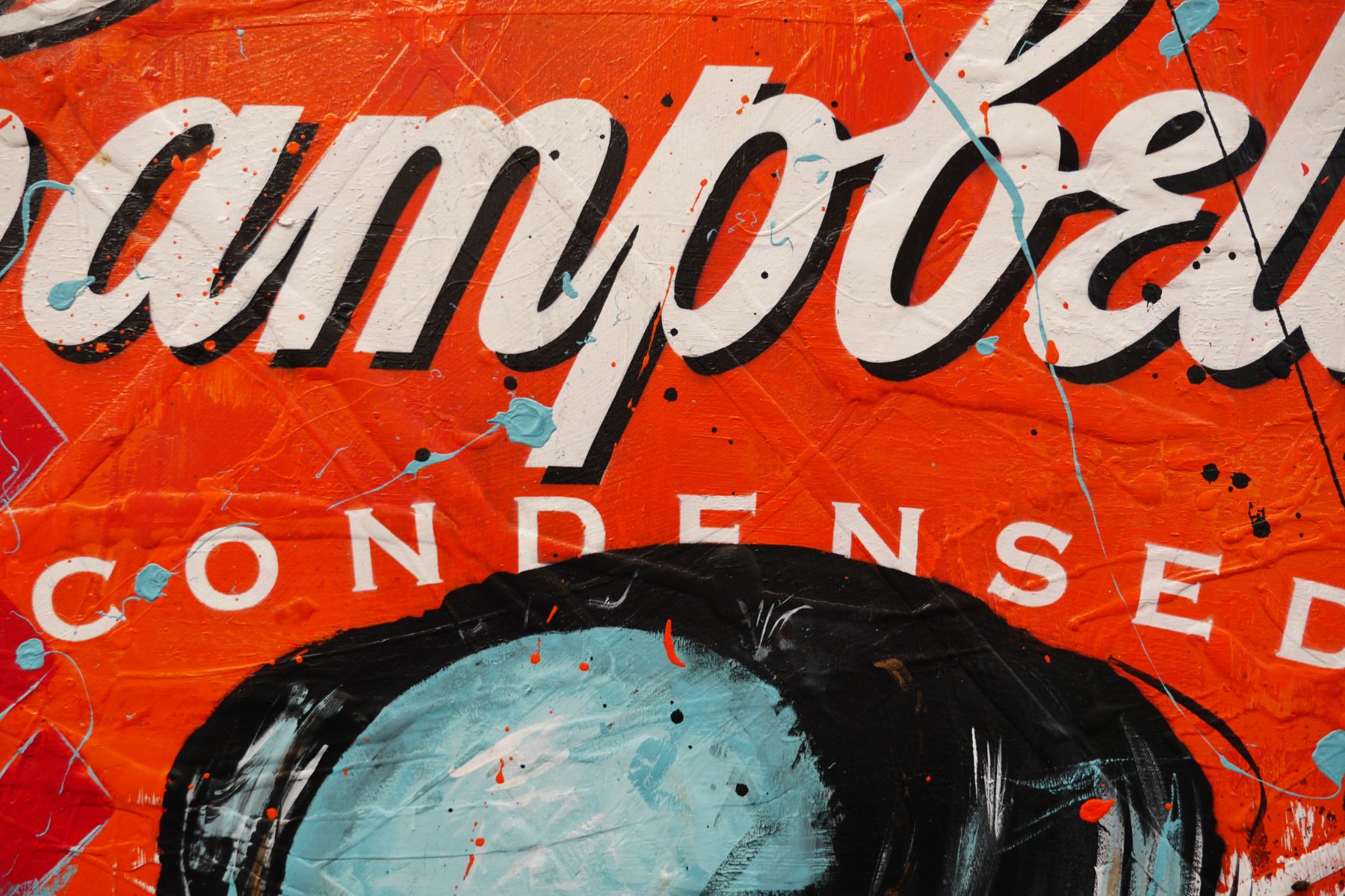 Mr Mao 140cm x 100cm Campbell's Soup Textured Urban Pop Art Painting