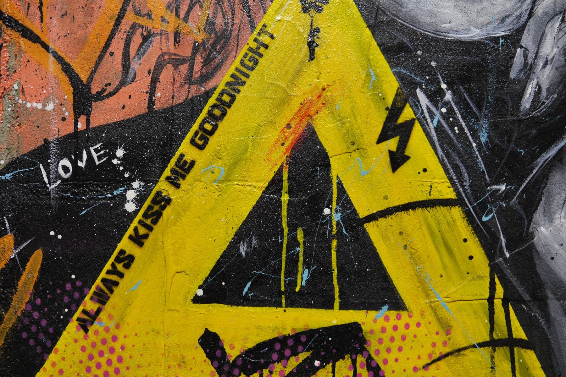 Rebel Rebel 120cm x 150cm Industrial Concrete Textured Urban Pop Art Painting