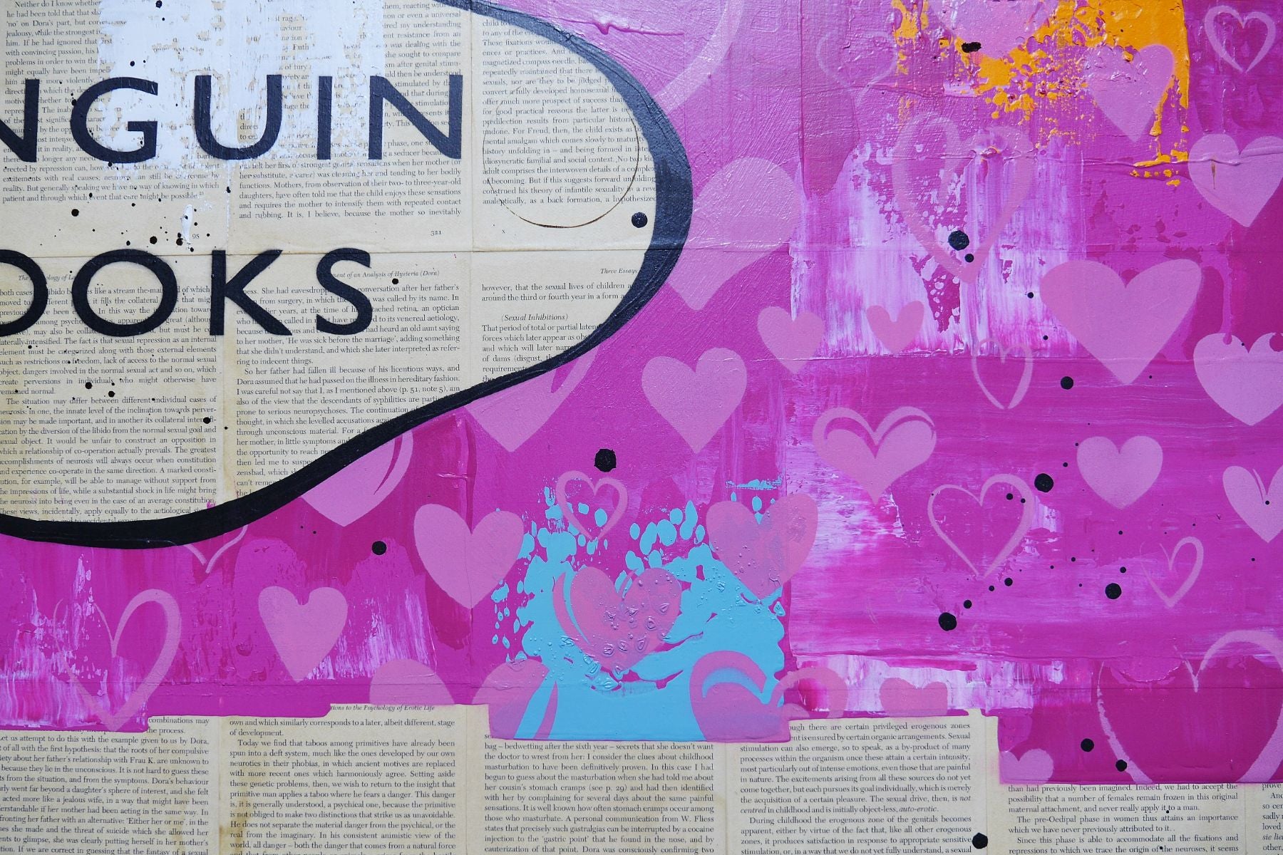 Be Kind to Yourself 140cm x 100cm Cooking Urban Pop Book Club Painting (SOLD)