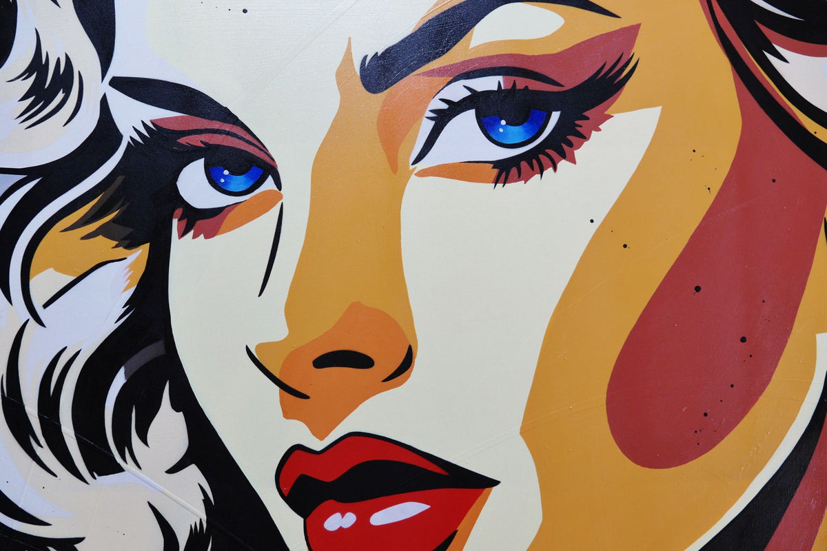 Unlucky 200cm x 120cm Car Classic Pop Art Painting