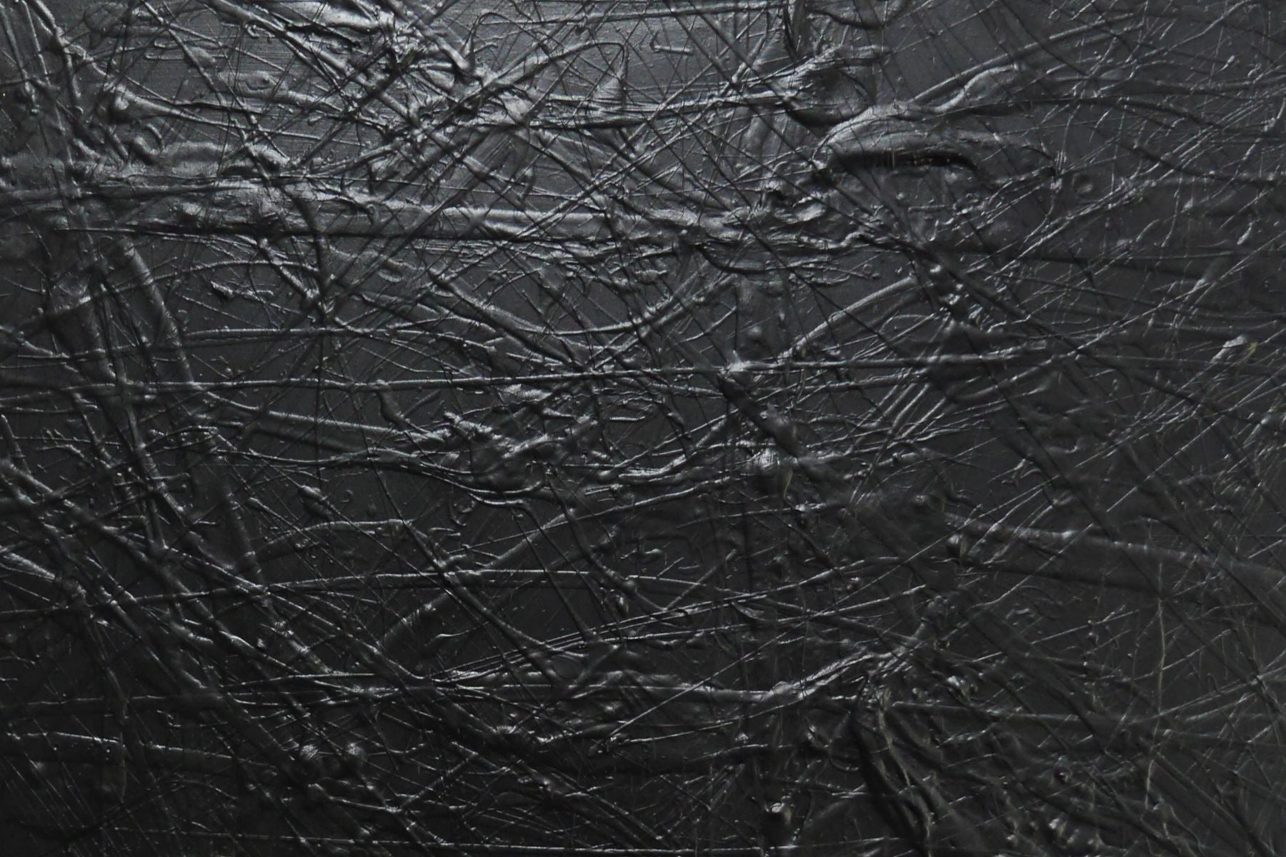 Wicked Nero 120cm x 120cm Black Textured Abstract Painting (SOLD)