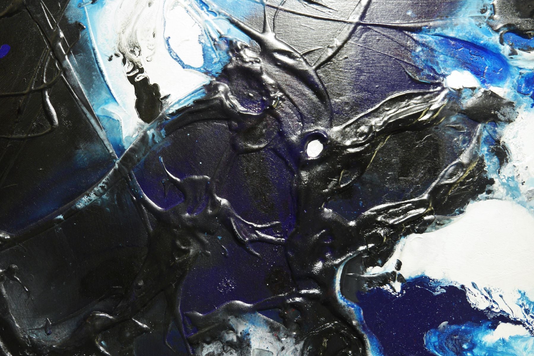 Cobalt Maximus 270cm x 120cm Textured Abstract Painting