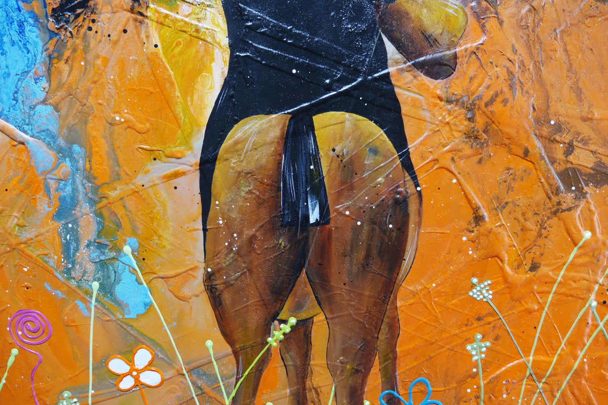 The Iron Brotherhood 250cm x 150cm Ned Kelly Abstract Realism Textured Painting