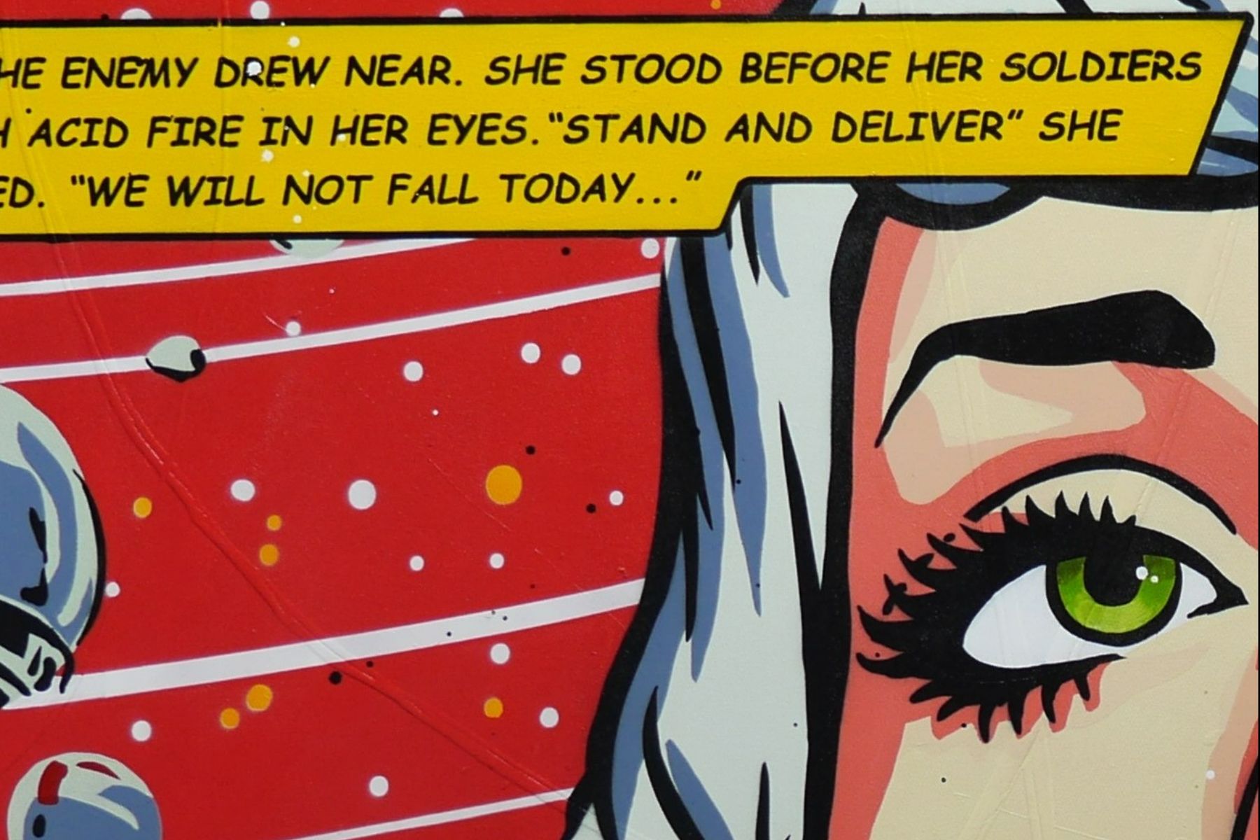 Acid Fire 200cm x 120cm Space Classic Pop Art Painting