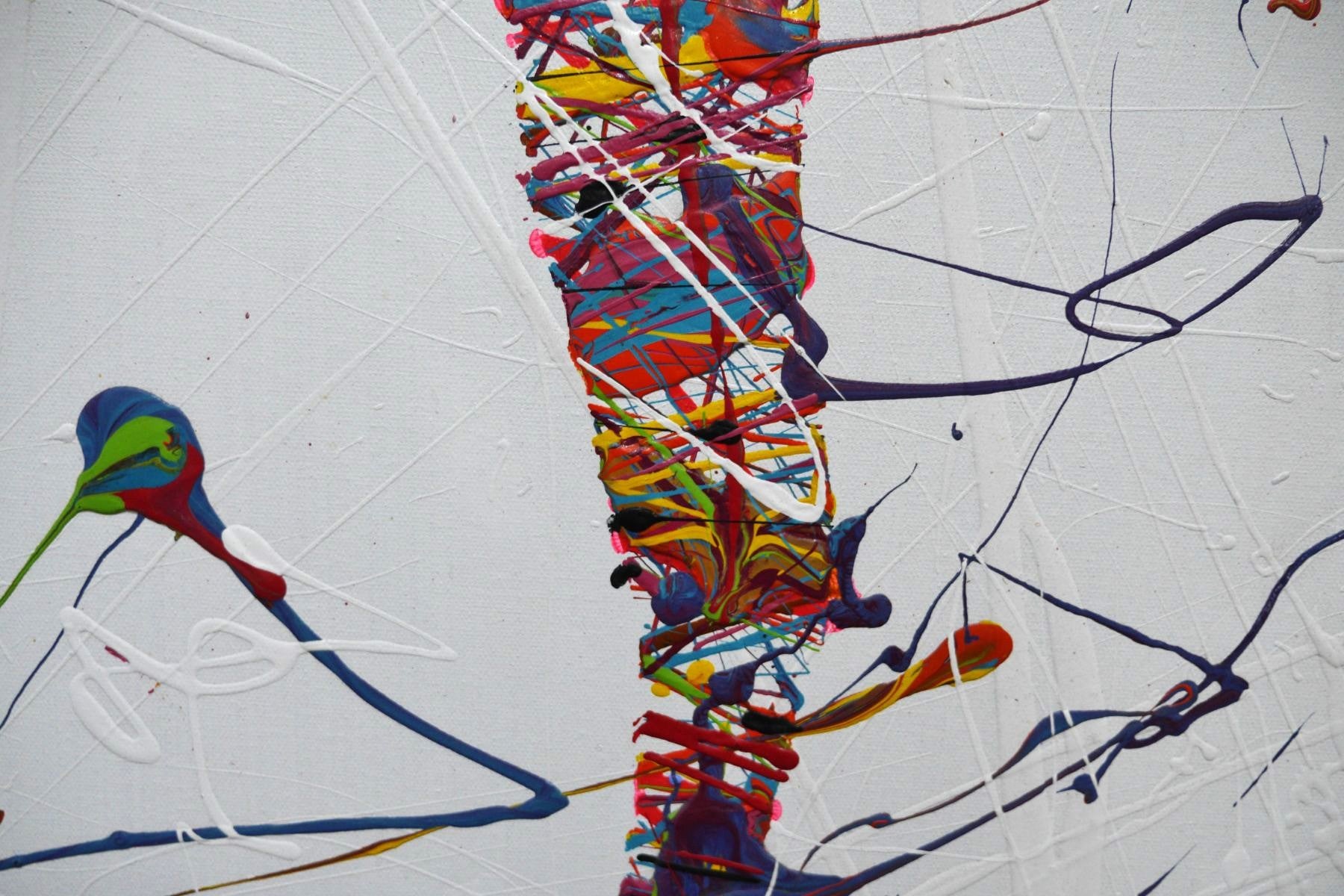 Strike a Pose 160cm x 60cm Ballerina Textured Urban Pop Art Painting (SOLD)