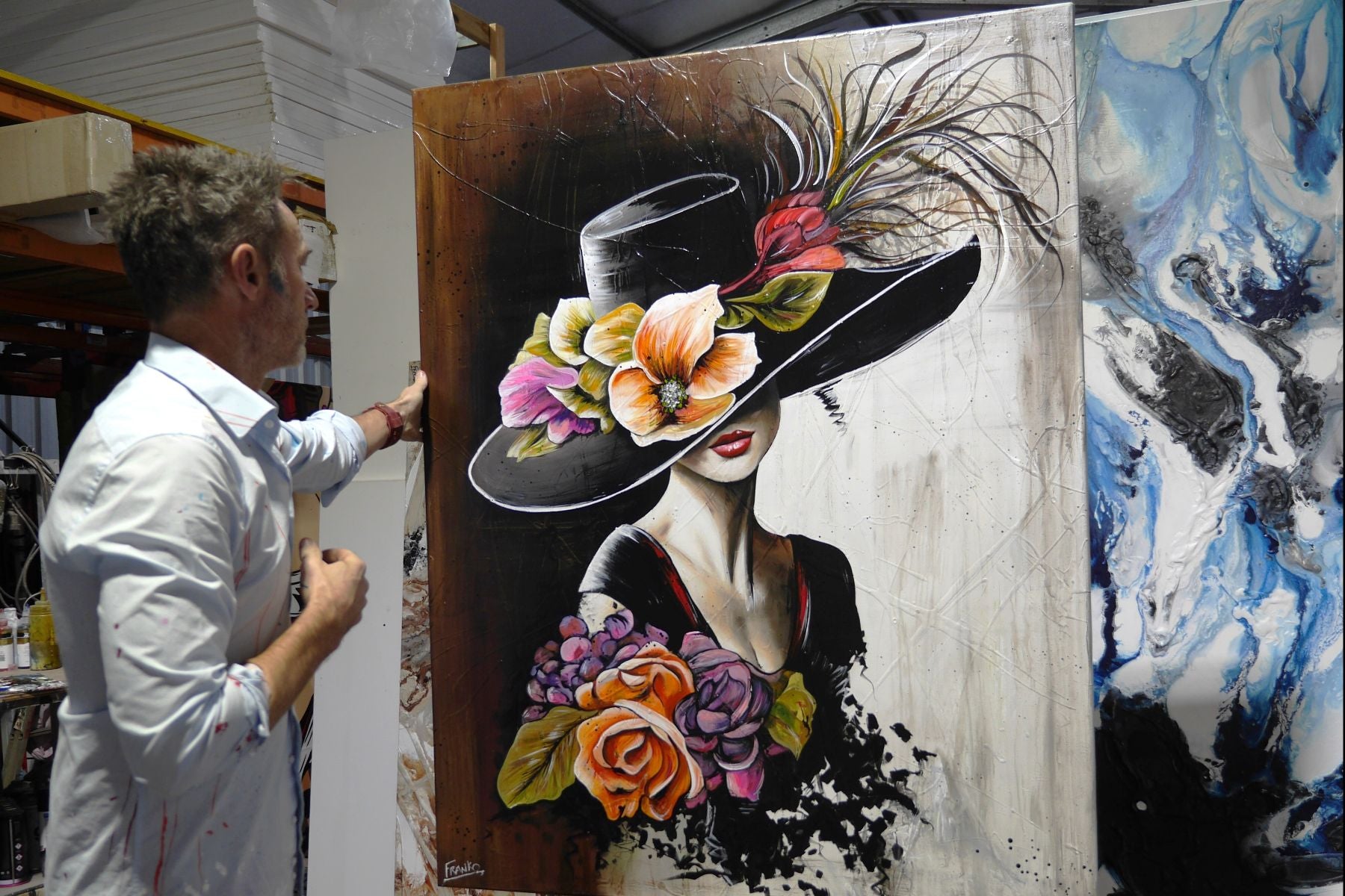 Coco 120cm x 150cm Classy Textured Abstract Realism Painting