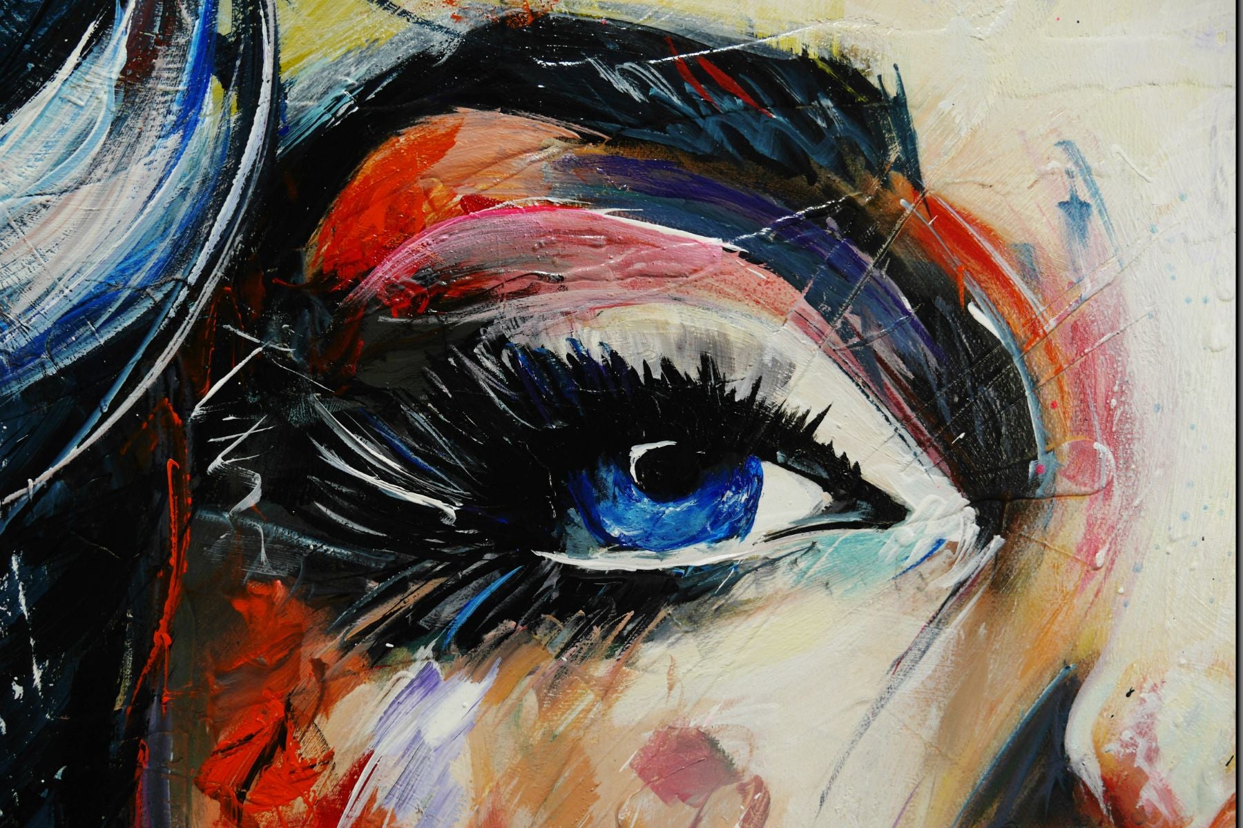 Bombshell 150cm x 150cm Marilyn Monroe Abstract Realism Textured Painting Floater Frame Inc.
