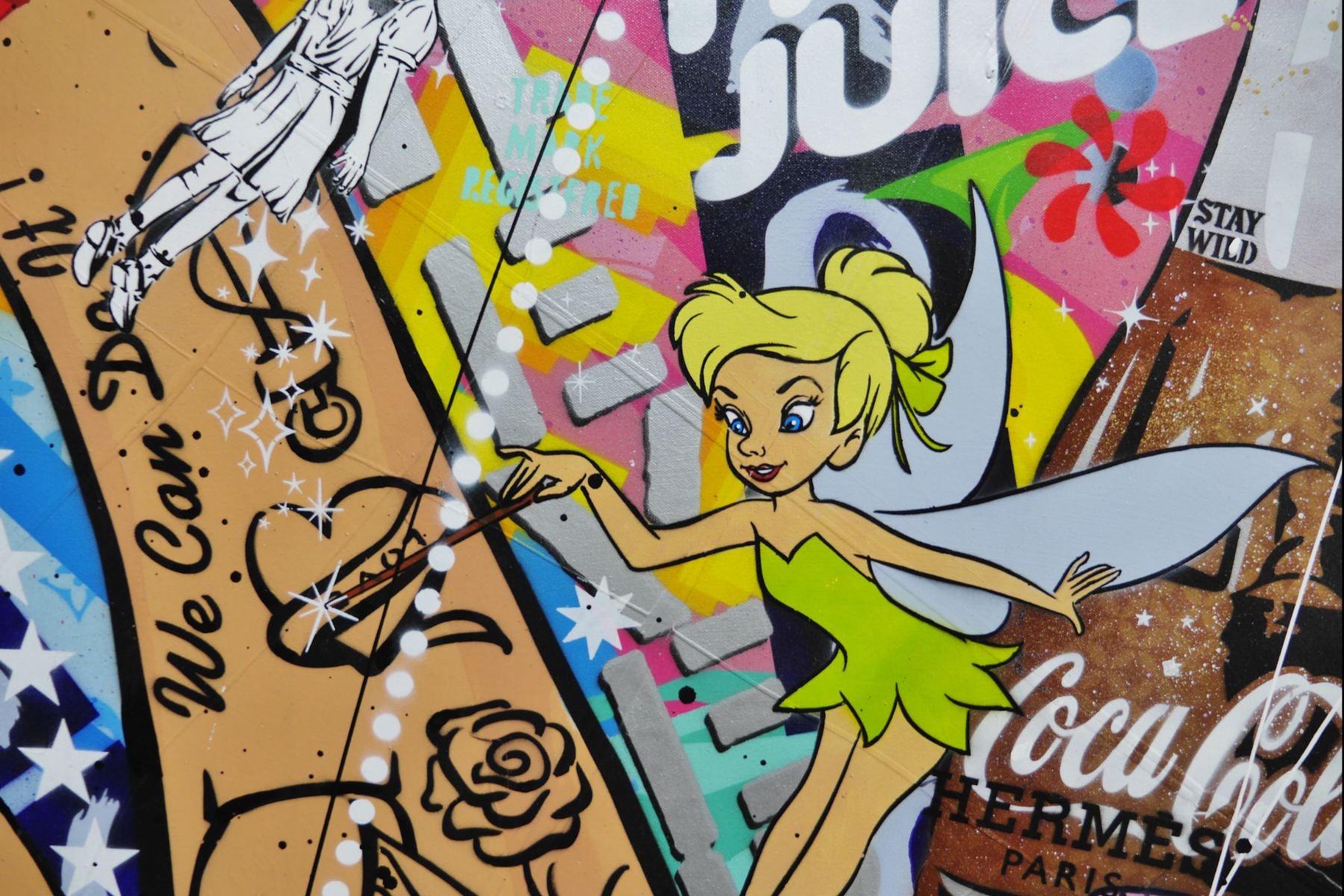 Fresh Rosie 240cm x 100cm Rosie The Riveter Textured Urban Pop Art Painting