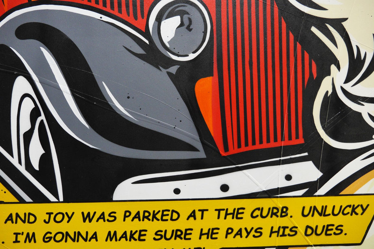 Unlucky 200cm x 120cm Car Classic Pop Art Painting