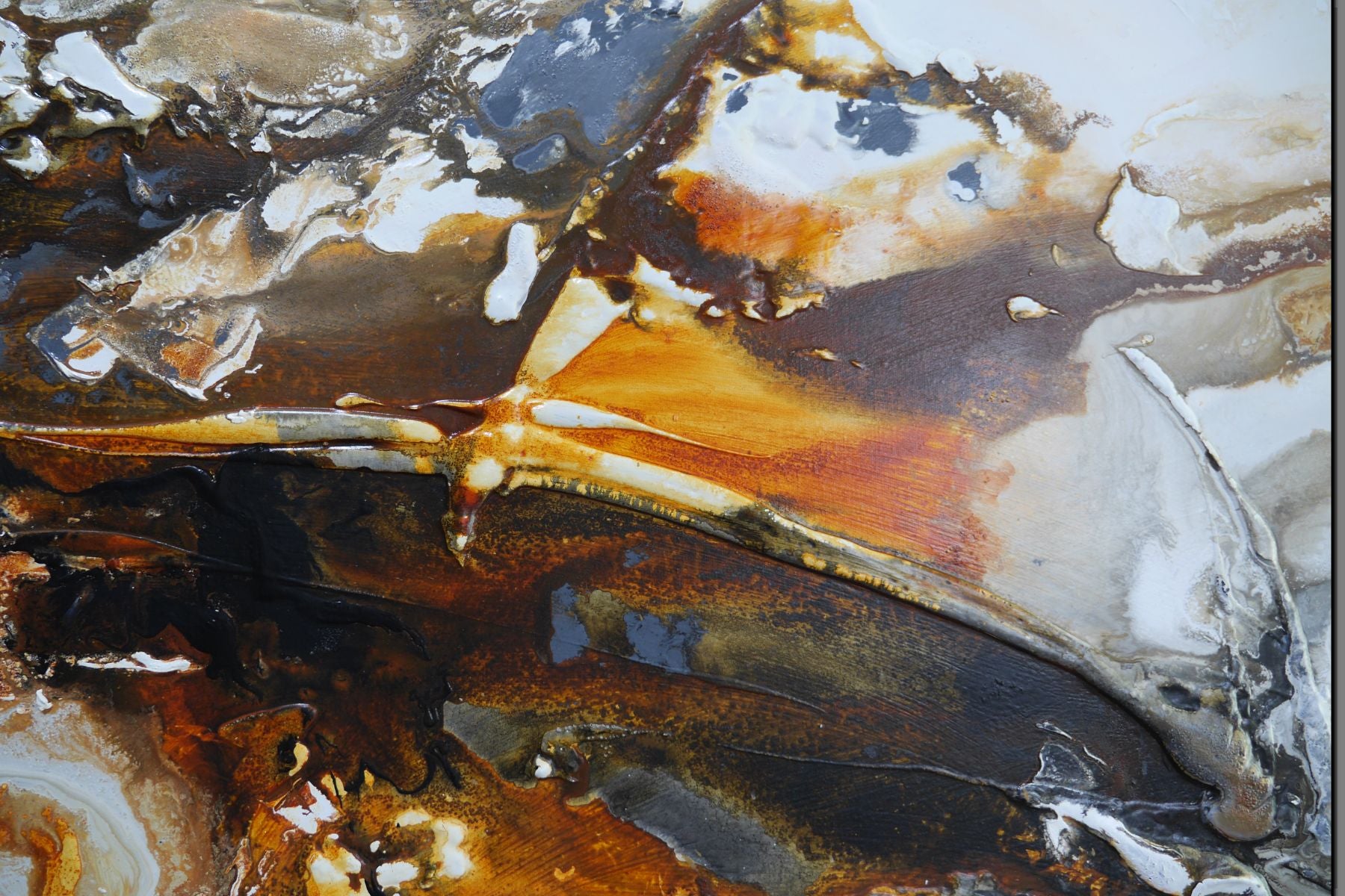 Transact 190cm x 100cm Textured Abstract Painting (SOLD)