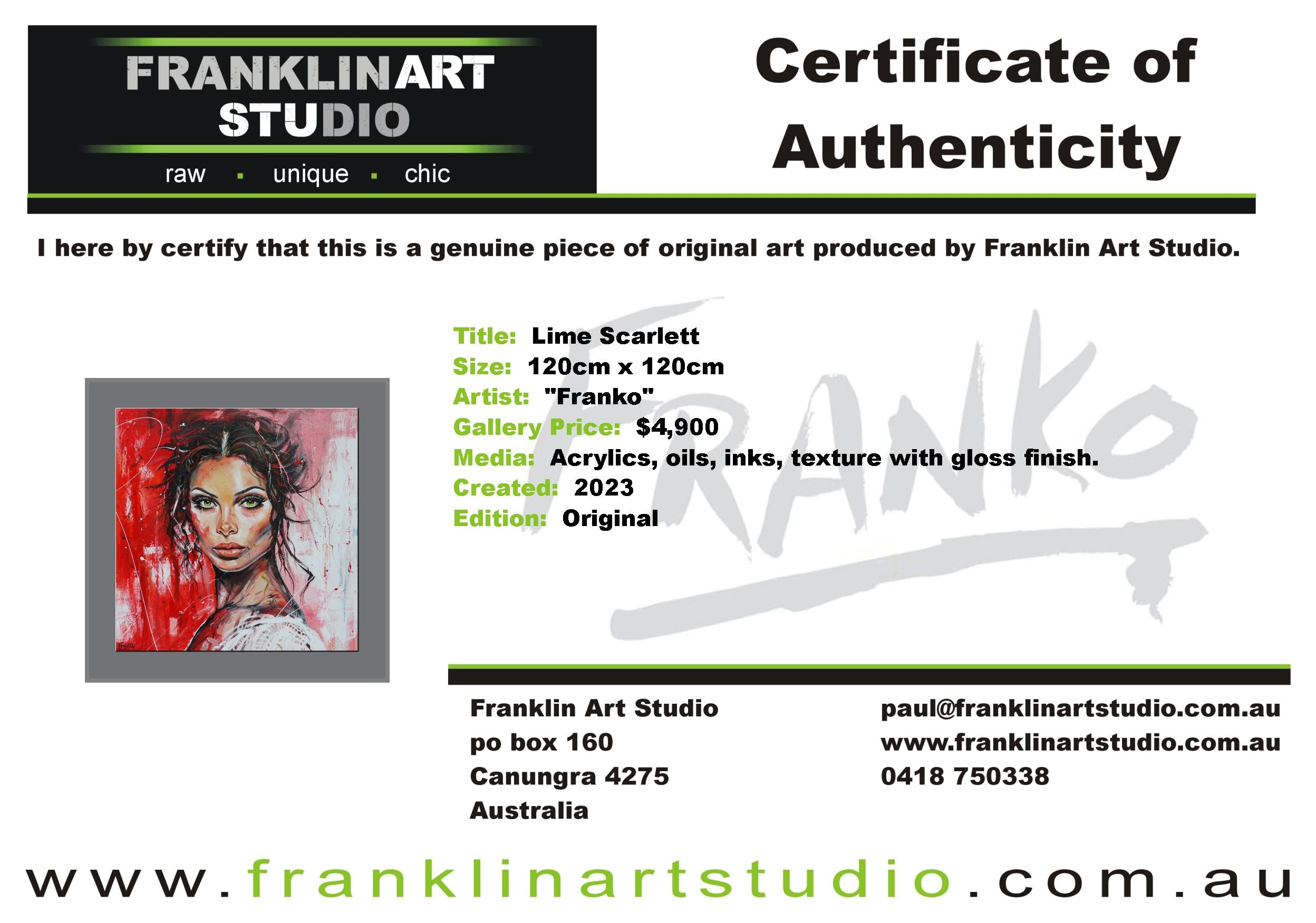 Lime Scarlett 120cm x 120cm Brave and Beautiful Abstract Framed Textured Painting (SOLD)