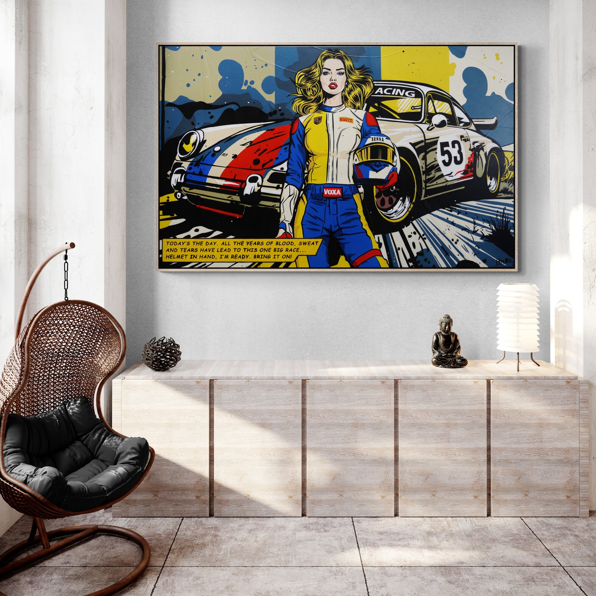 Drive It 160cm x 100cm Classic Pop Art Painting (SOLD)