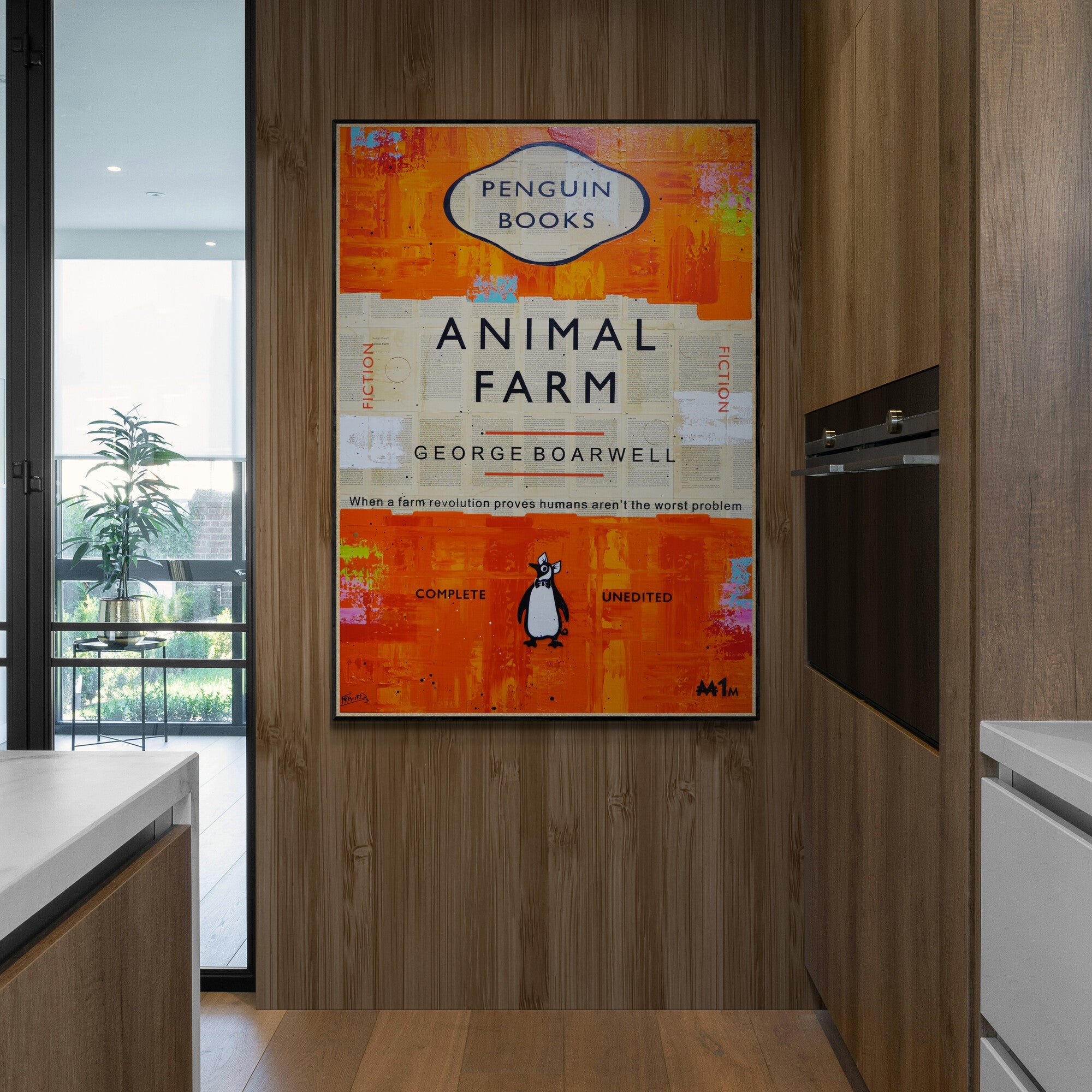Farming 100cm x 140cm Urban Pop Book Club Painting (SOLD)