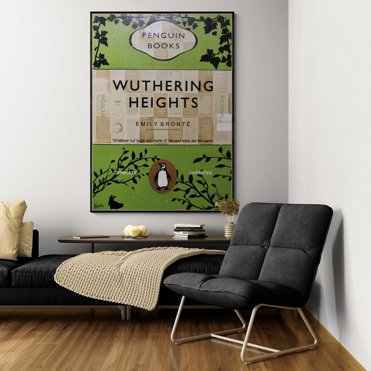 Souls 140cm x 100cm Wuthering Heights Urban Pop Book Club Painting