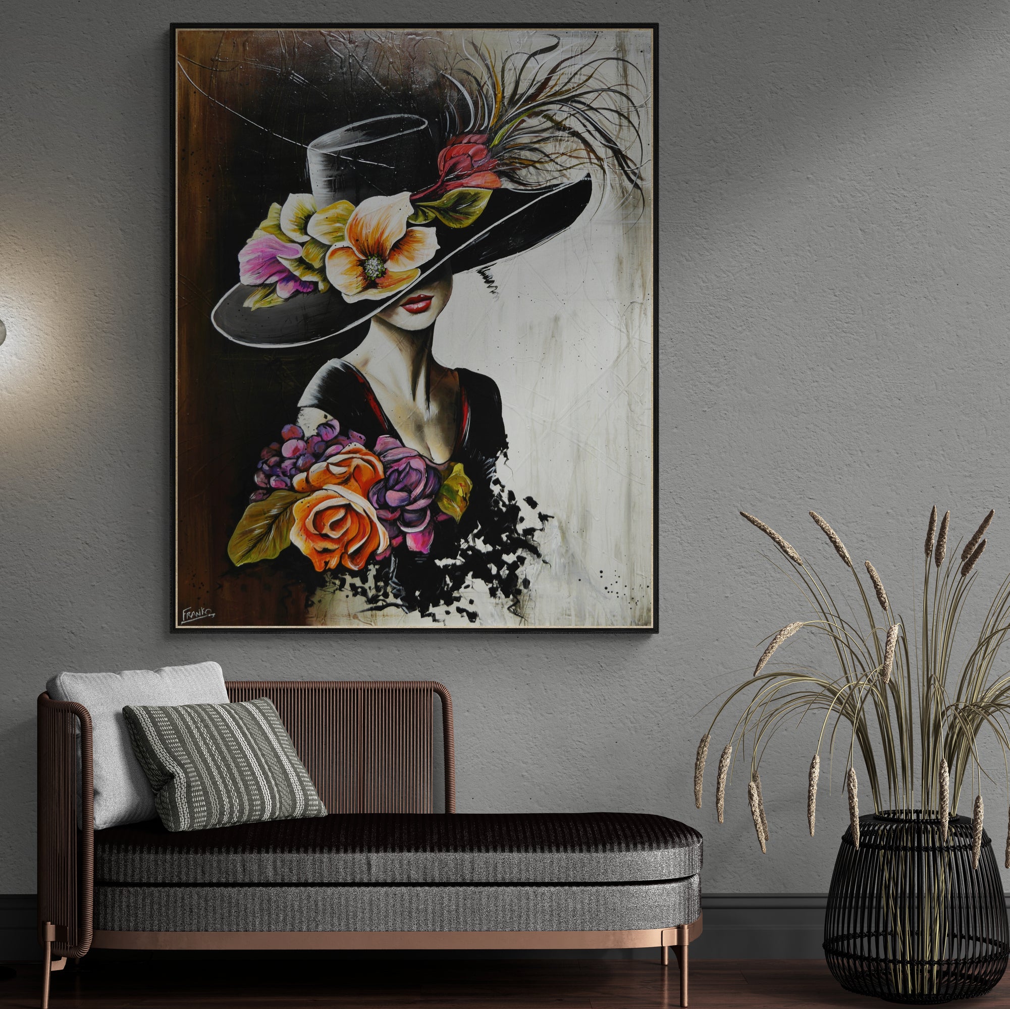 Coco 120cm x 150cm Classy Textured Abstract Realism Painting