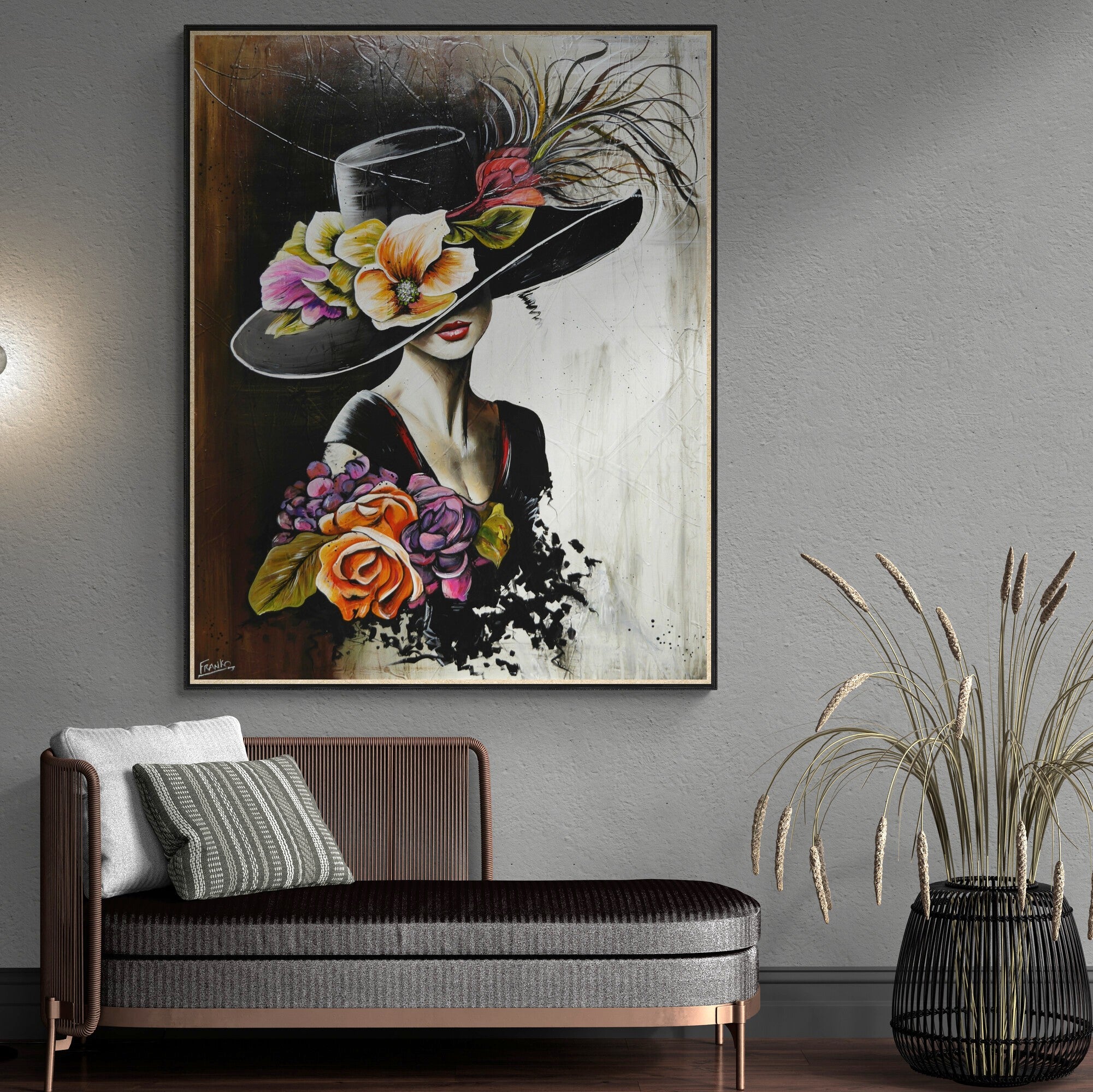 Coco 120cm x 150cm Classy Textured Abstract Realism Painting