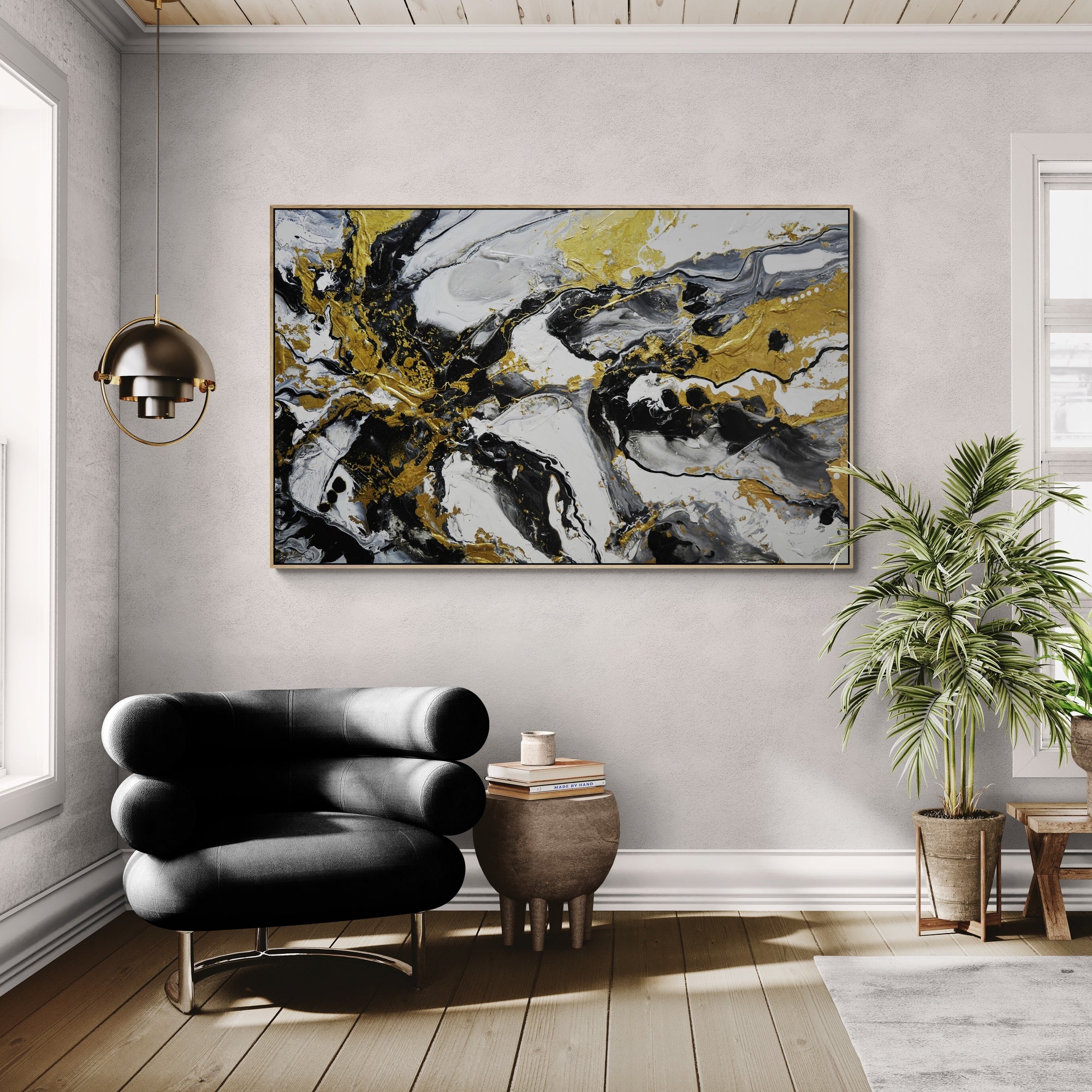 Golden Anatomy 160cm x 100cm Textured Abstract Painting (SOLD)-Abstract-[Franko_Artist]-[The_Block]-[Dream_Homes]-[ideas]-[Grand_Designs]-[Art_Lover]-Franklin Art Studio