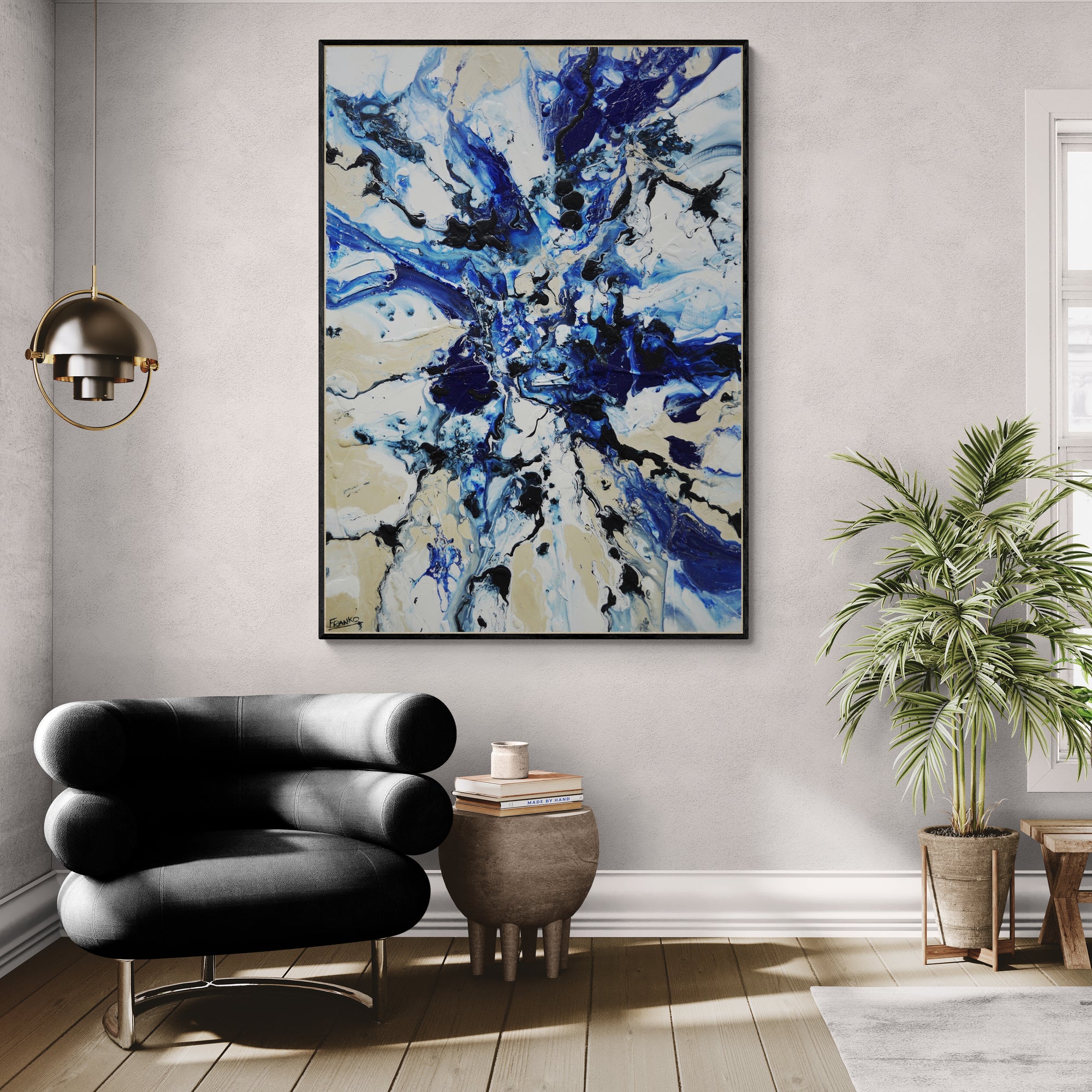 Coastal Spice 140cm x 100cm Textured Abstract Painting (SOLD)