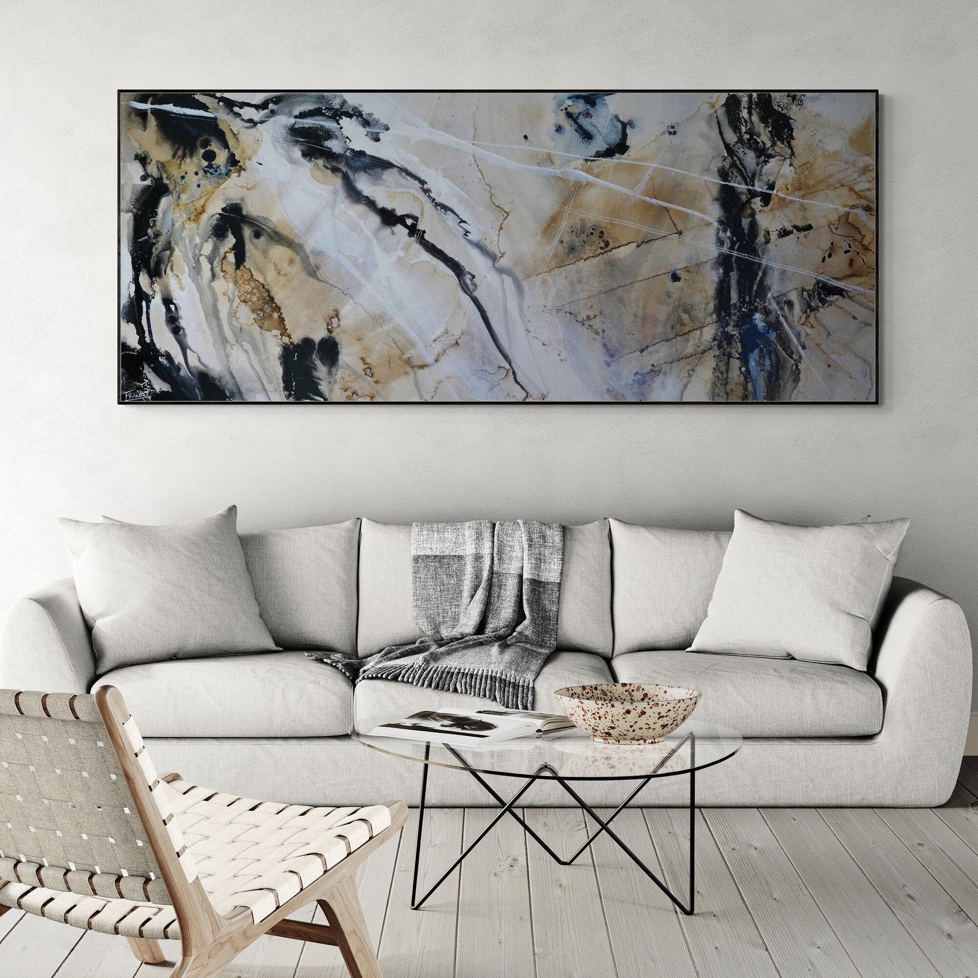Refined 36 240cm x 100cm Blended Ink Abstract Painting (SOLD)-Abstract-[Franko_Artist]-[Australian_artist]-[Gold_Coast]-[Brisbane]-[modern]-[contemporary]-[original]-[Large_artwork]-[The_Block]-[Dream_Homes]-[ideas]-[Grand_Designs]-[Art_Lover]-Franklin Art Studio