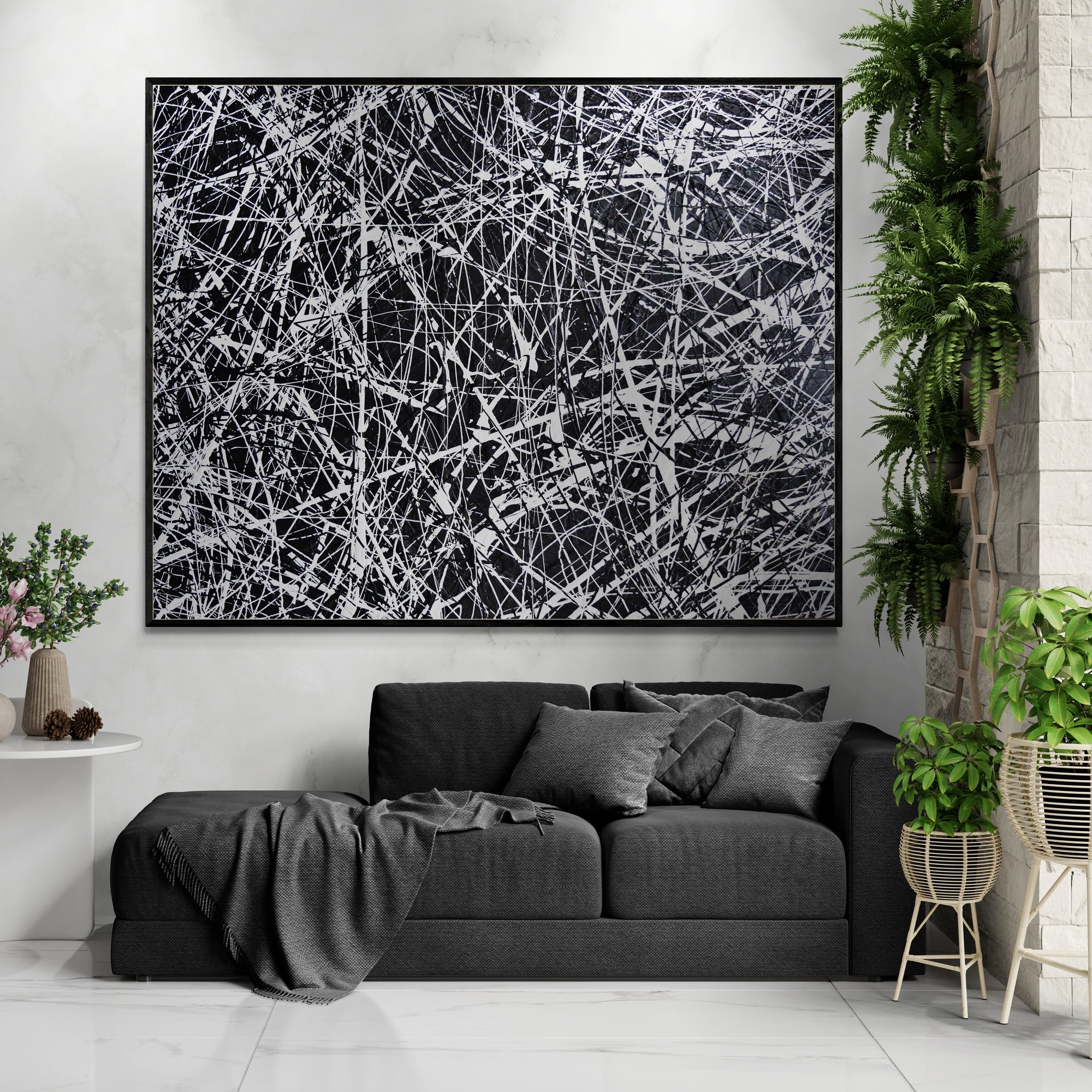 Massive Brain Freeze 140cm x 180cm Portrait/Landscape Textured Abstract Painting (SOLD)-Abstract-[Franko_Artist]-[Australian_artist]-[Gold_Coast]-[Brisbane]-[modern]-[contemporary]-[original]-[Large_artwork]-[The_Block]-[Dream_Homes]-[ideas]-[Grand_Designs]-[Art_Lover]-Franklin Art Studio