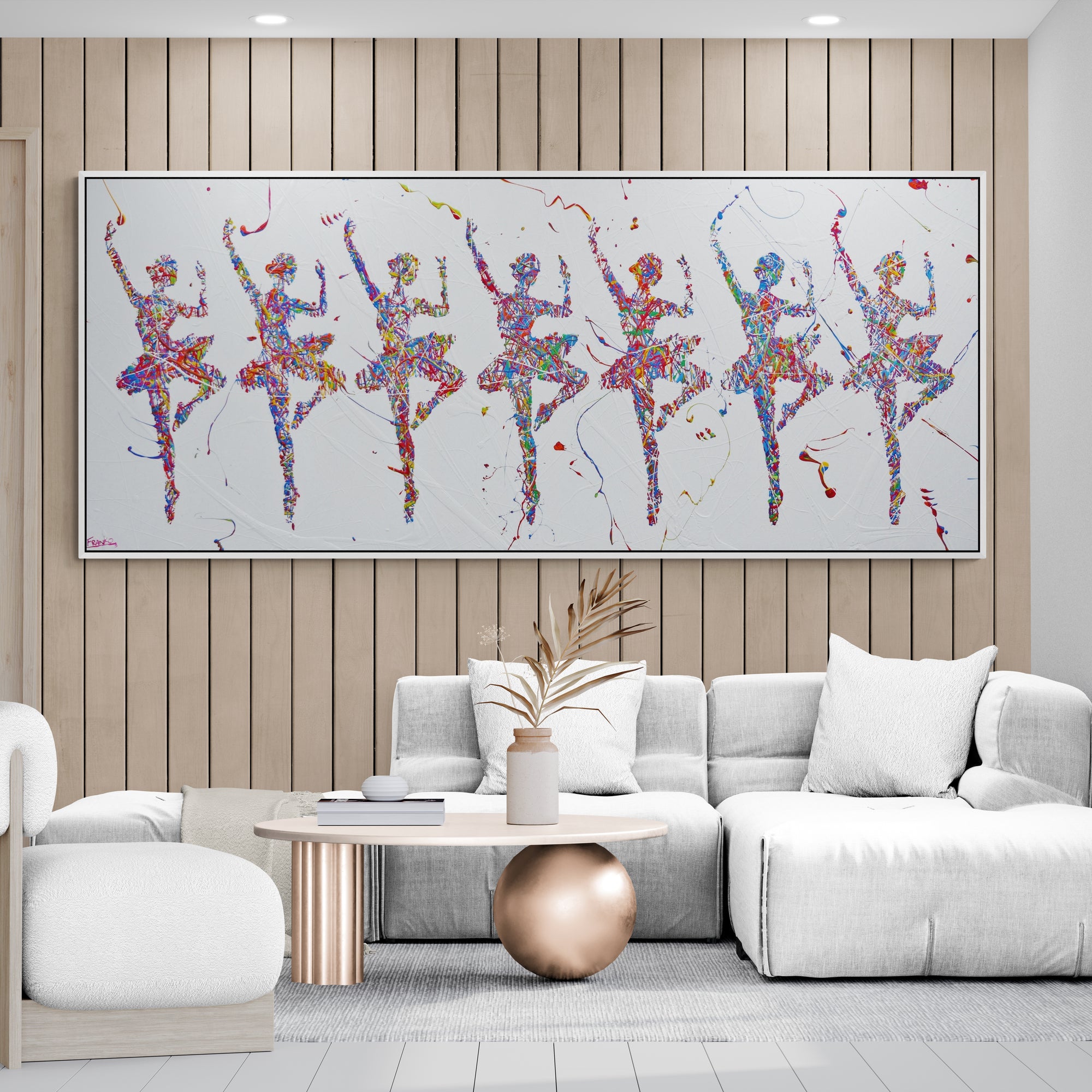 The Nutcracker Seven 240cm x 100cm Ballerina Pop Art Painting-urban pop-[Franko_Artist]-[Australian_artist]-[Gold_Coast]-[Brisbane]-[modern]-[contemporary]-[original]-[Large_artwork]-[The_Block]-[Dream_Homes]-[ideas]-[Grand_Designs]-[Art_Lover]-Franklin Art Studio