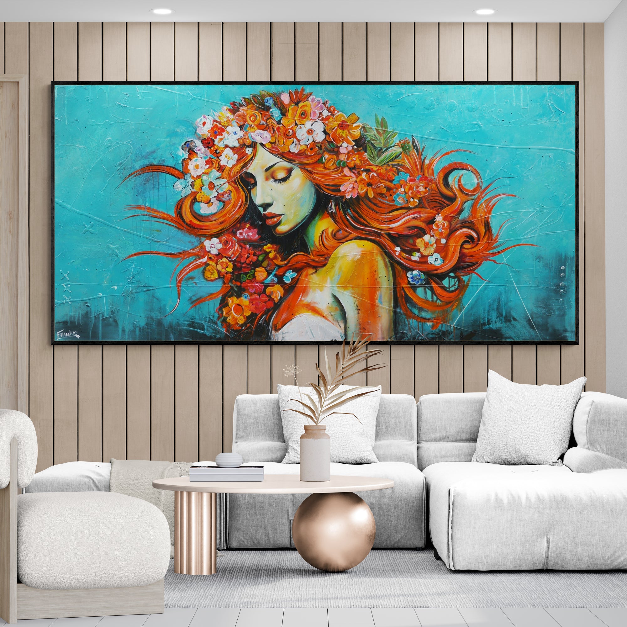 Ivy 240cm x 120cm Textured Abstract Realism Painting (SOLD)-abstract realism-[Franko_Artist]-[Australian_artist]-[Gold_Coast]-[Brisbane]-[modern]-[contemporary]-[original]-[Large_artwork]-[The_Block]-[Dream_Homes]-[ideas]-[Grand_Designs]-[Art_Lover]-Franklin Art Studio