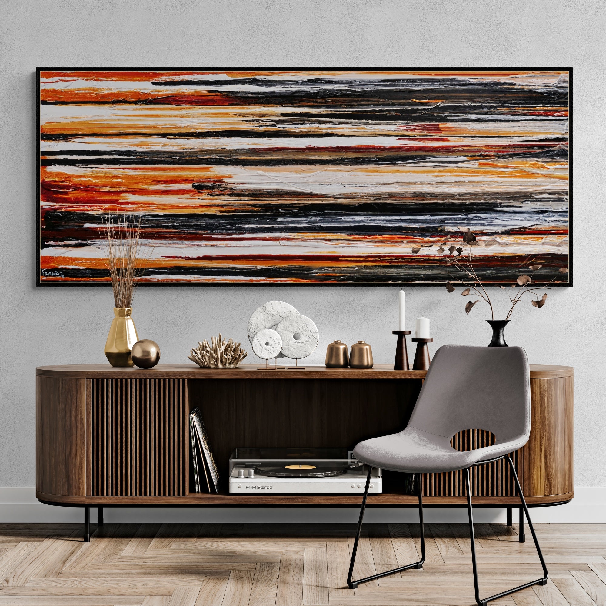 Rusted Landscape 200cm x 80cm Black White Brown Textured Abstract Painting (SOLD)-Abstract-[Franko_Artist]-[Australian_artist]-[Gold_Coast]-[Brisbane]-[modern]-[contemporary]-[original]-[Large_artwork]-[The_Block]-[Dream_Homes]-[ideas]-[Grand_Designs]-[Art_Lover]-Franklin Art Studio