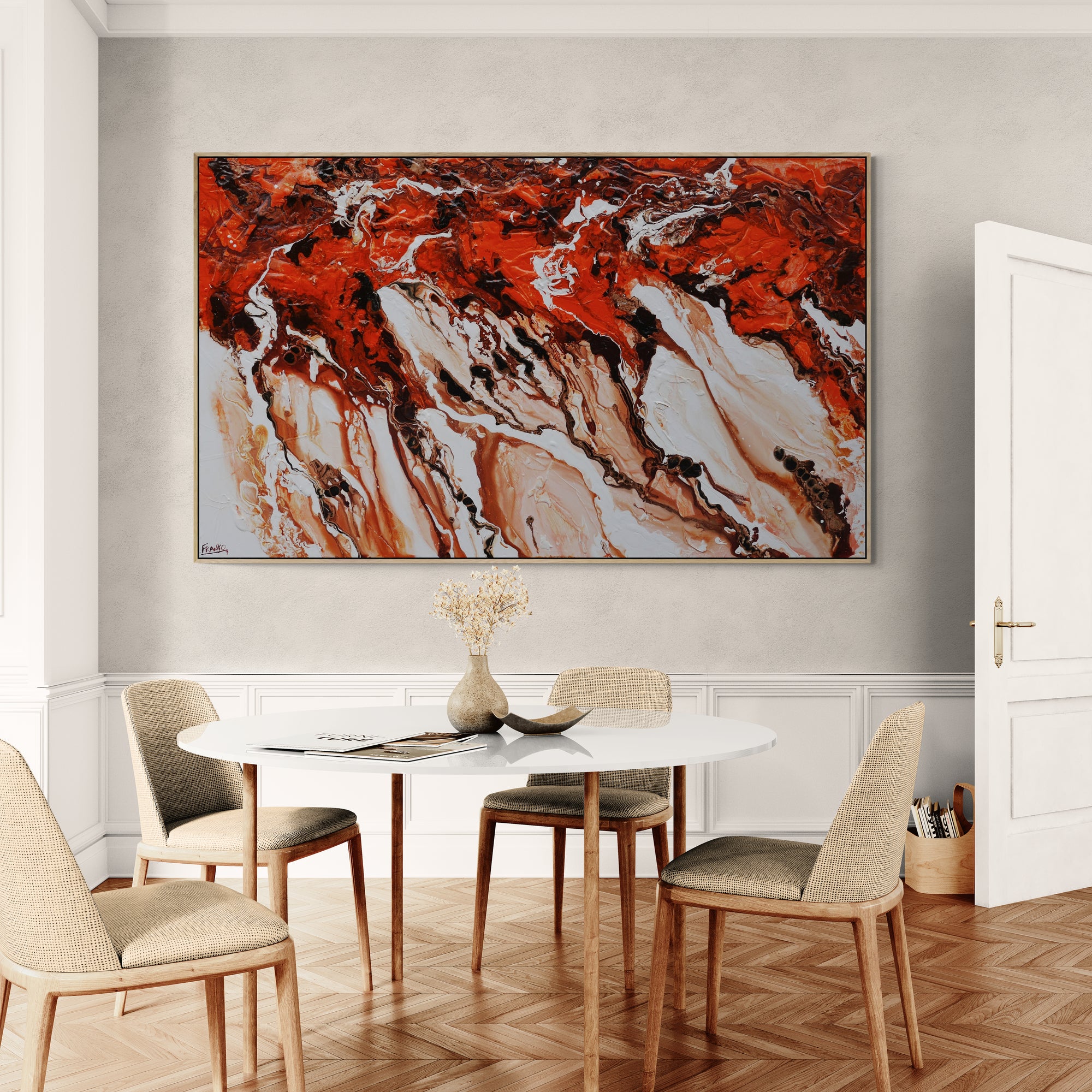 Jupiter Rising 200cm x 120cm Textured Abstract Painting (SOLD)-Abstract-[Franko_Artist]-[Australian_artist]-[Gold_Coast]-[Brisbane]-[modern]-[contemporary]-[original]-[Large_artwork]-[The_Block]-[Dream_Homes]-[ideas]-[Grand_Designs]-[Art_Lover]-Franklin Art Studio