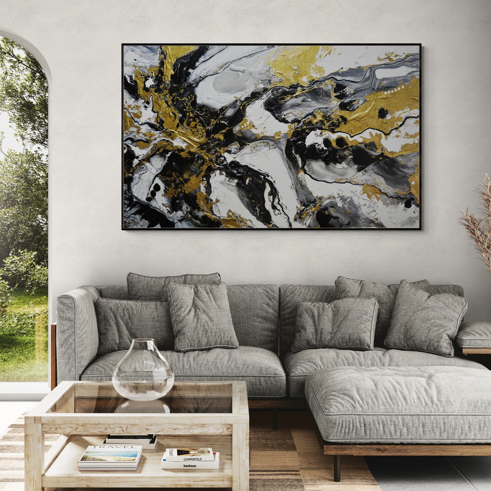 Golden Anatomy 160cm x 100cm Textured Abstract Painting (SOLD)-Abstract-[Franko_Artist]-[Australian_artist]-[Gold_Coast]-[Brisbane]-[modern]-[contemporary]-[original]-[Large_artwork]-[The_Block]-[Dream_Homes]-[ideas]-[Grand_Designs]-[Art_Lover]-Franklin Art Studio