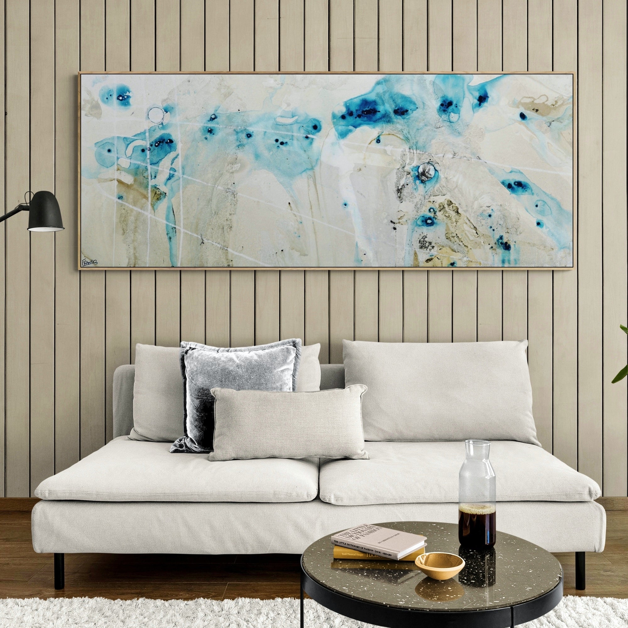 Refined 111 200cm x 80cm Blended Ink Abstract Painting-Abstract-[Franko_Artist]-[Australian_artist]-[Gold_Coast]-[Brisbane]-[modern]-[contemporary]-[original]-[Large_artwork]-[The_Block]-[Dream_Homes]-[ideas]-[Grand_Designs]-[Art_Lover]-Franklin Art Studio