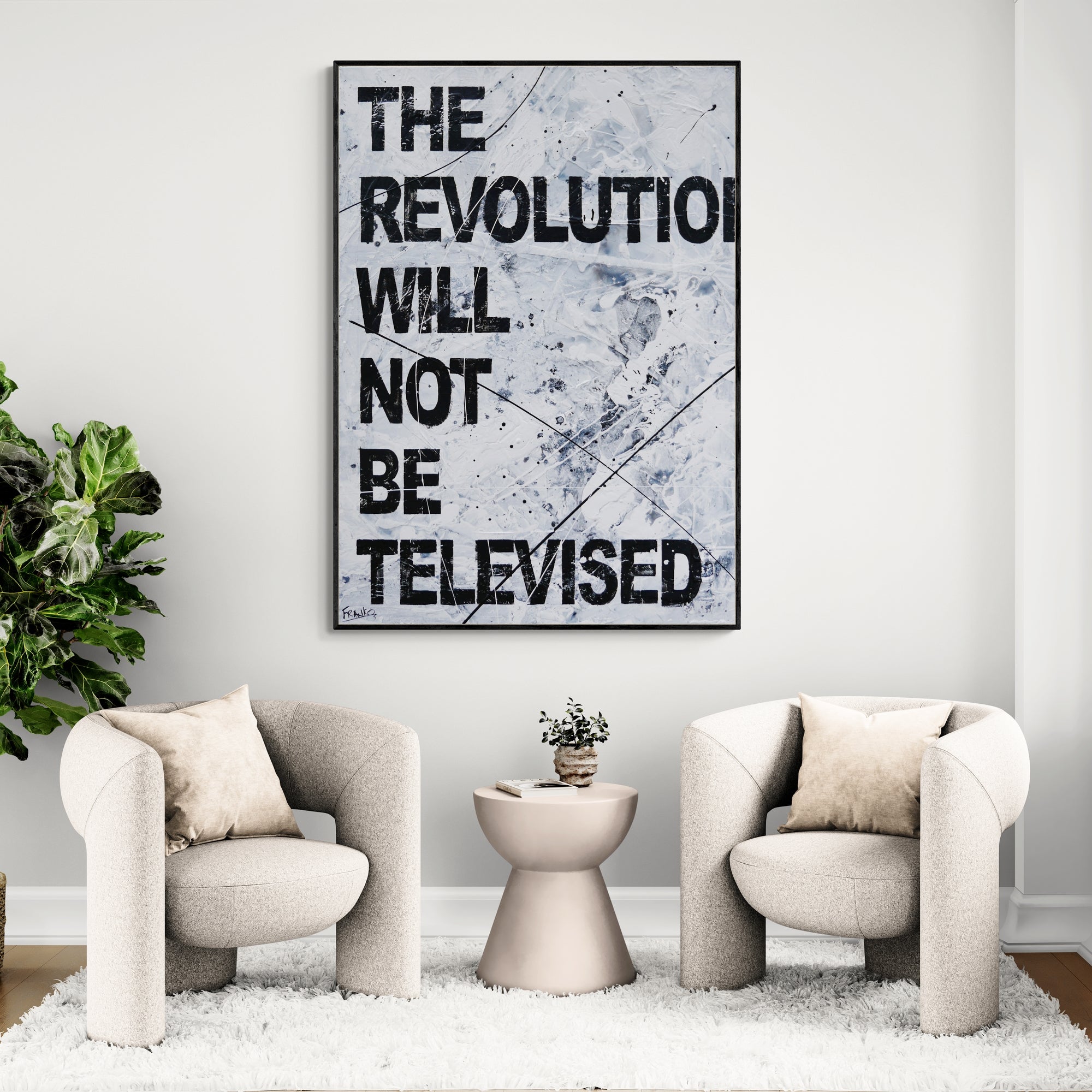 The Revo 100cm x 140cm Textured Urban Pop Art Painting (SOLD)-Urban Pop Art-[Franko_Artist]-[Australian_artist]-[Gold_Coast]-[Brisbane]-[modern]-[contemporary]-[original]-[Large_artwork]-[The_Block]-[Dream_Homes]-[ideas]-[Grand_Designs]-[Art_Lover]-Franklin Art Studio