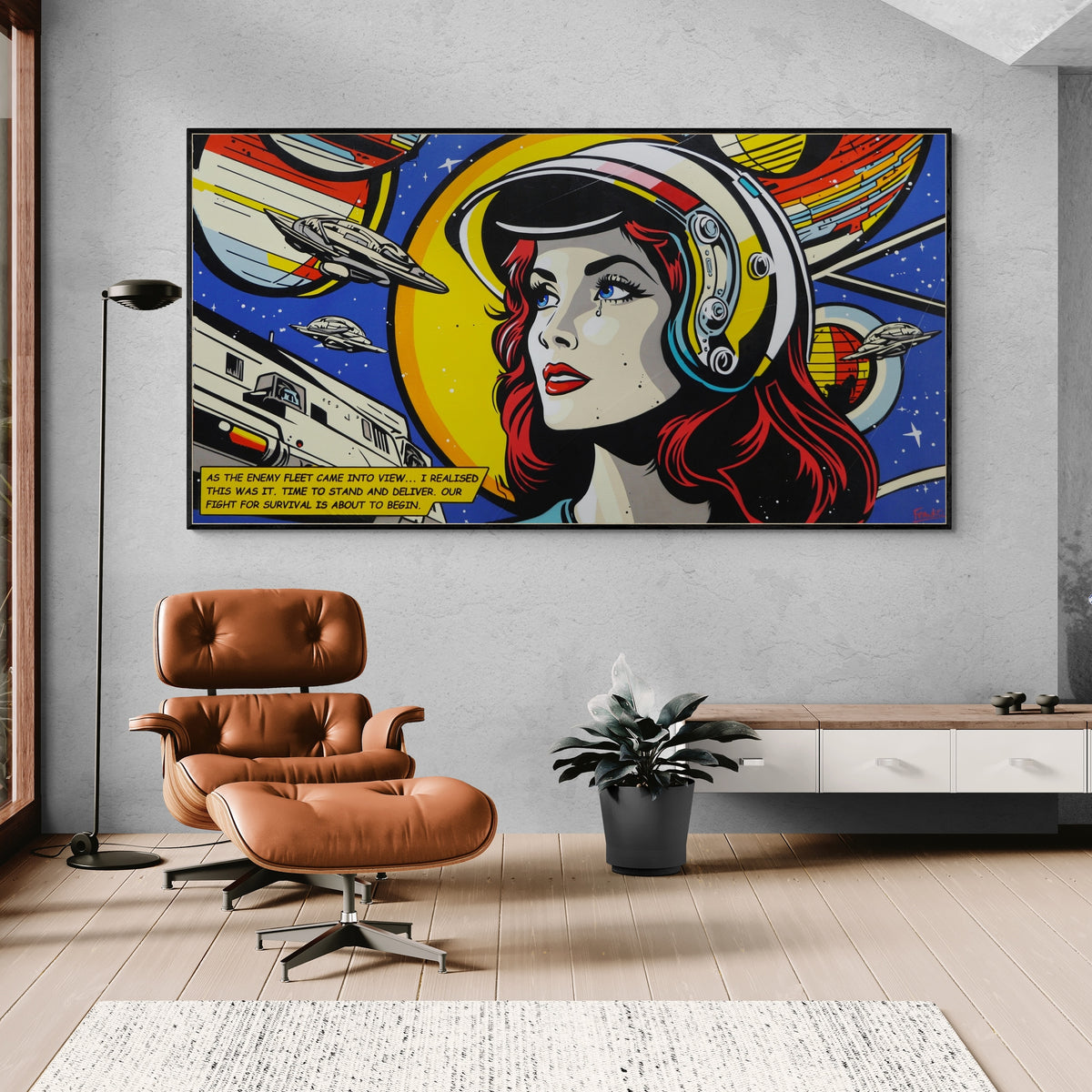 Survival 190cm x 100cm Space Classic Pop Art Painting