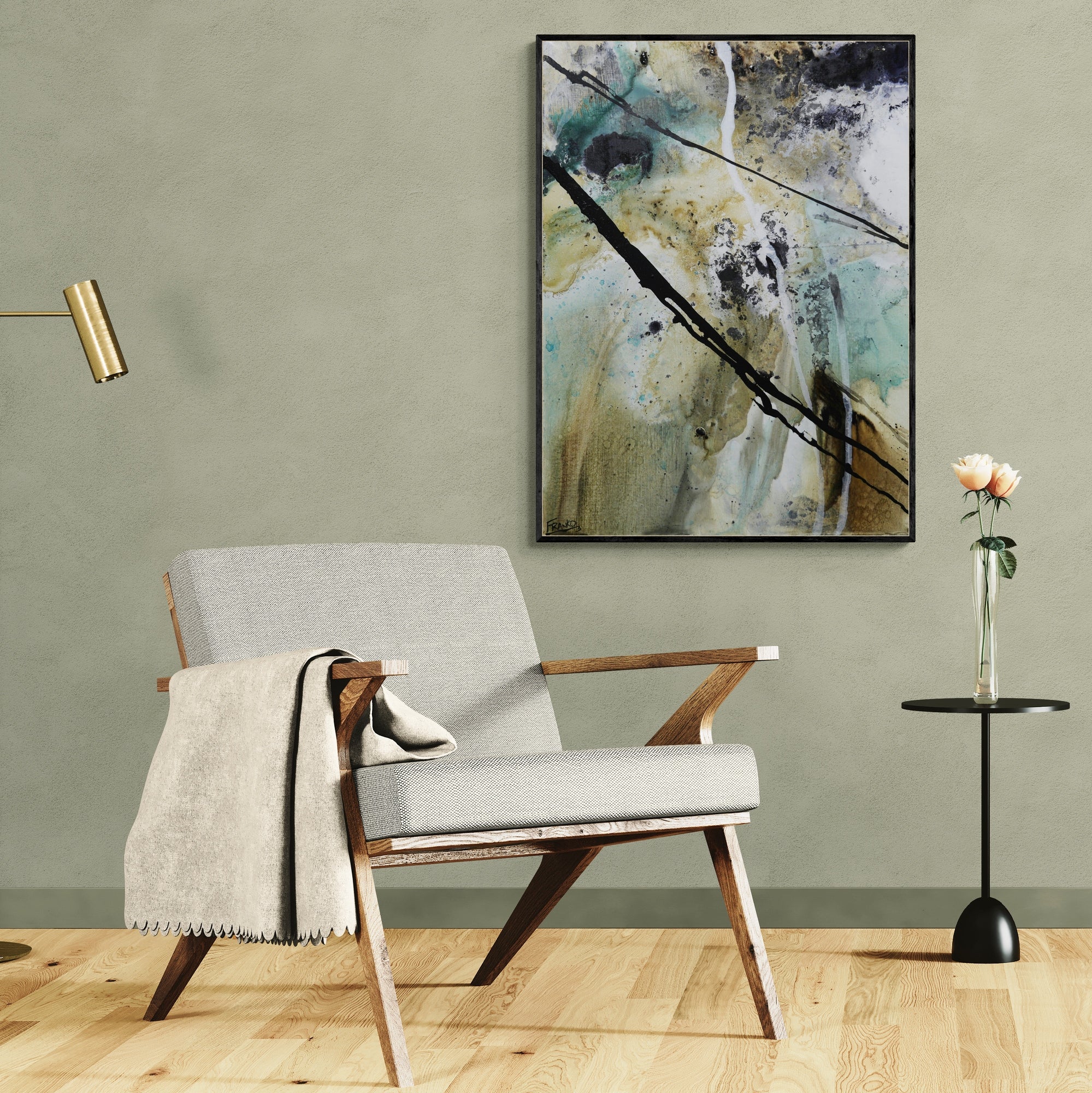 update alt-text with template Refined 91 75cm x 100cm Blended Ink Abstract Painting-Abstract-[Franko_Artist]-[The_Block]-[Dream_Homes]-[ideas]- [Grand_Designs]-Franklin Art Studio