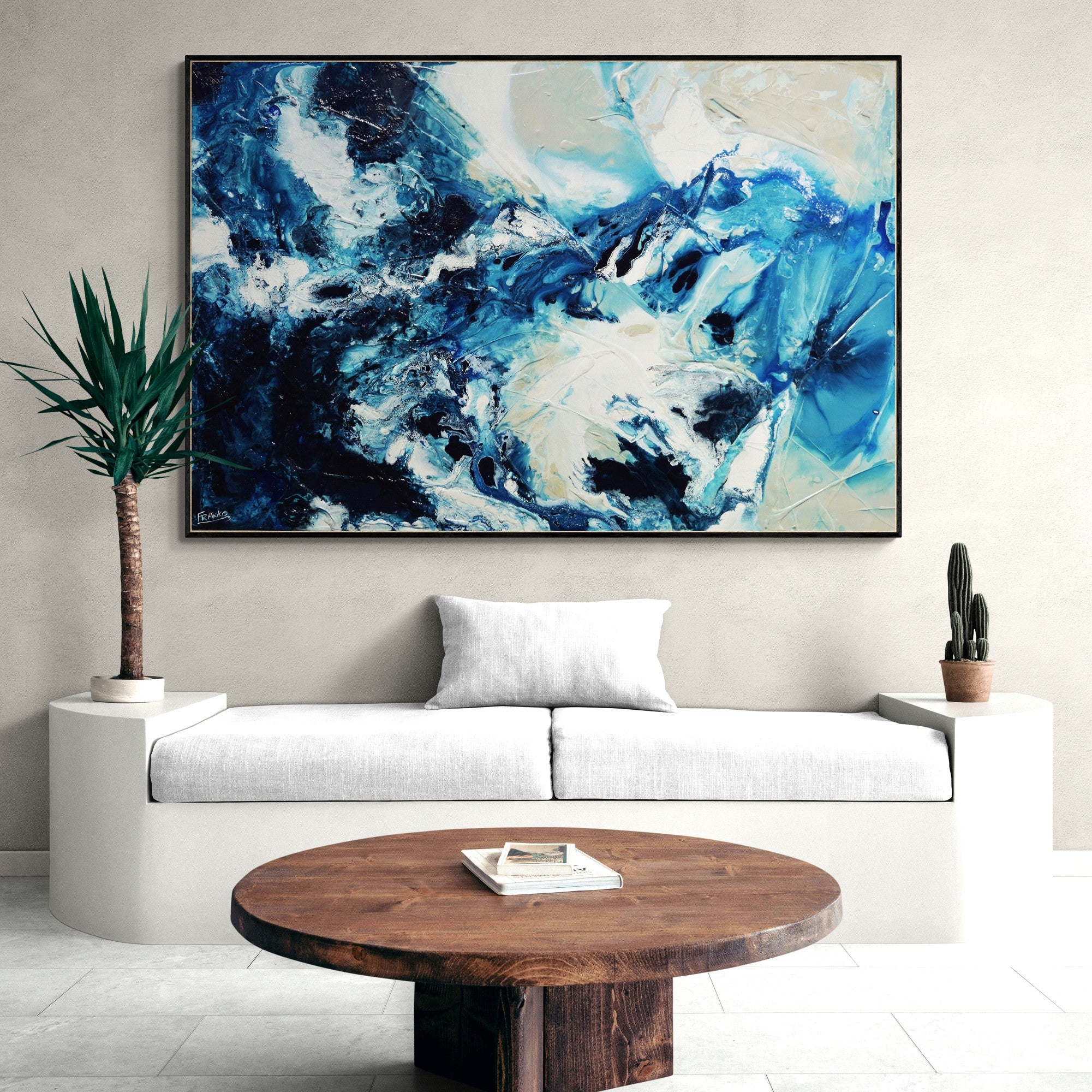 Pulse 180cm x 120cm Textured Abstract Painting (SOLD)