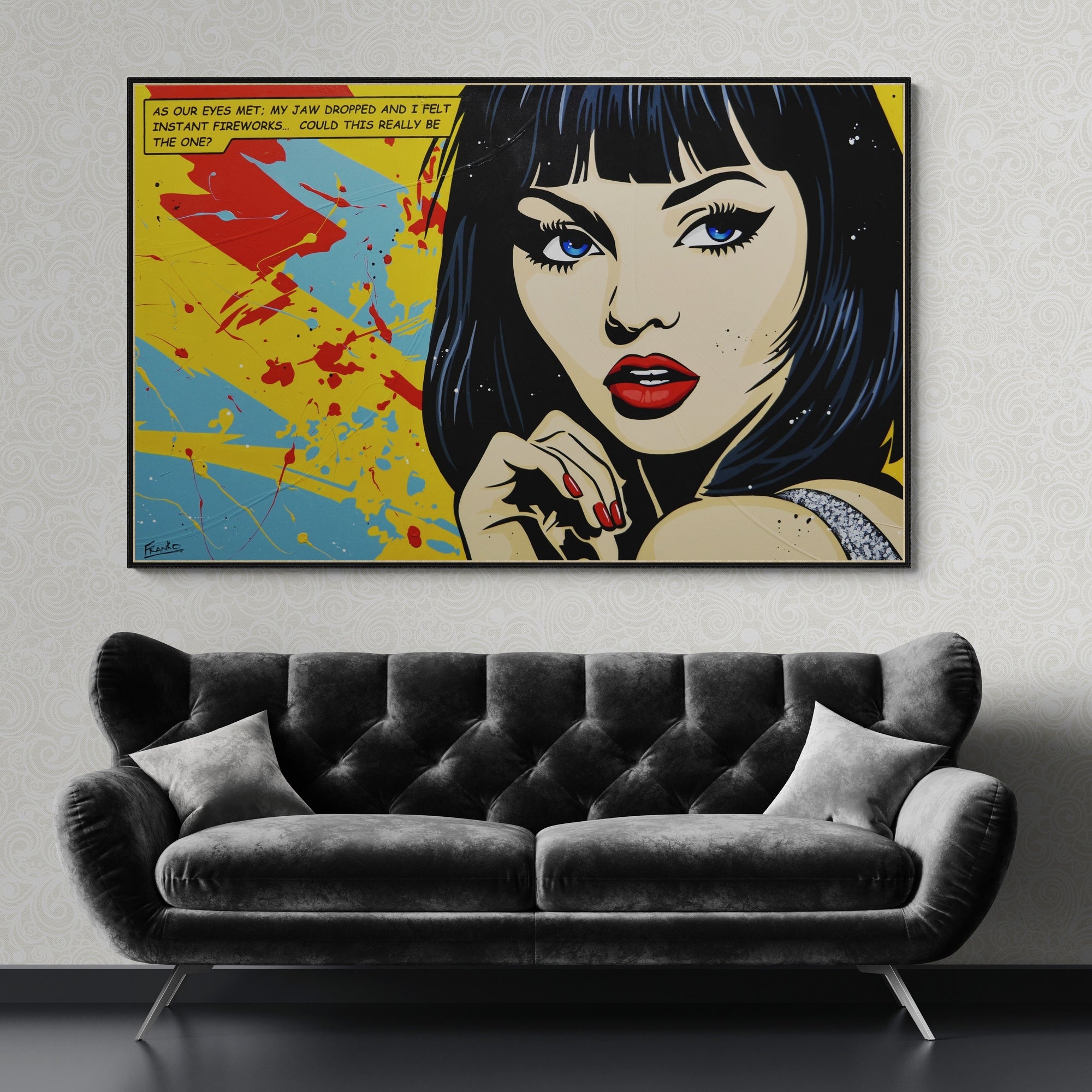 My Jaw Dropped 160cm x 100cm Classic Pop Art Painting