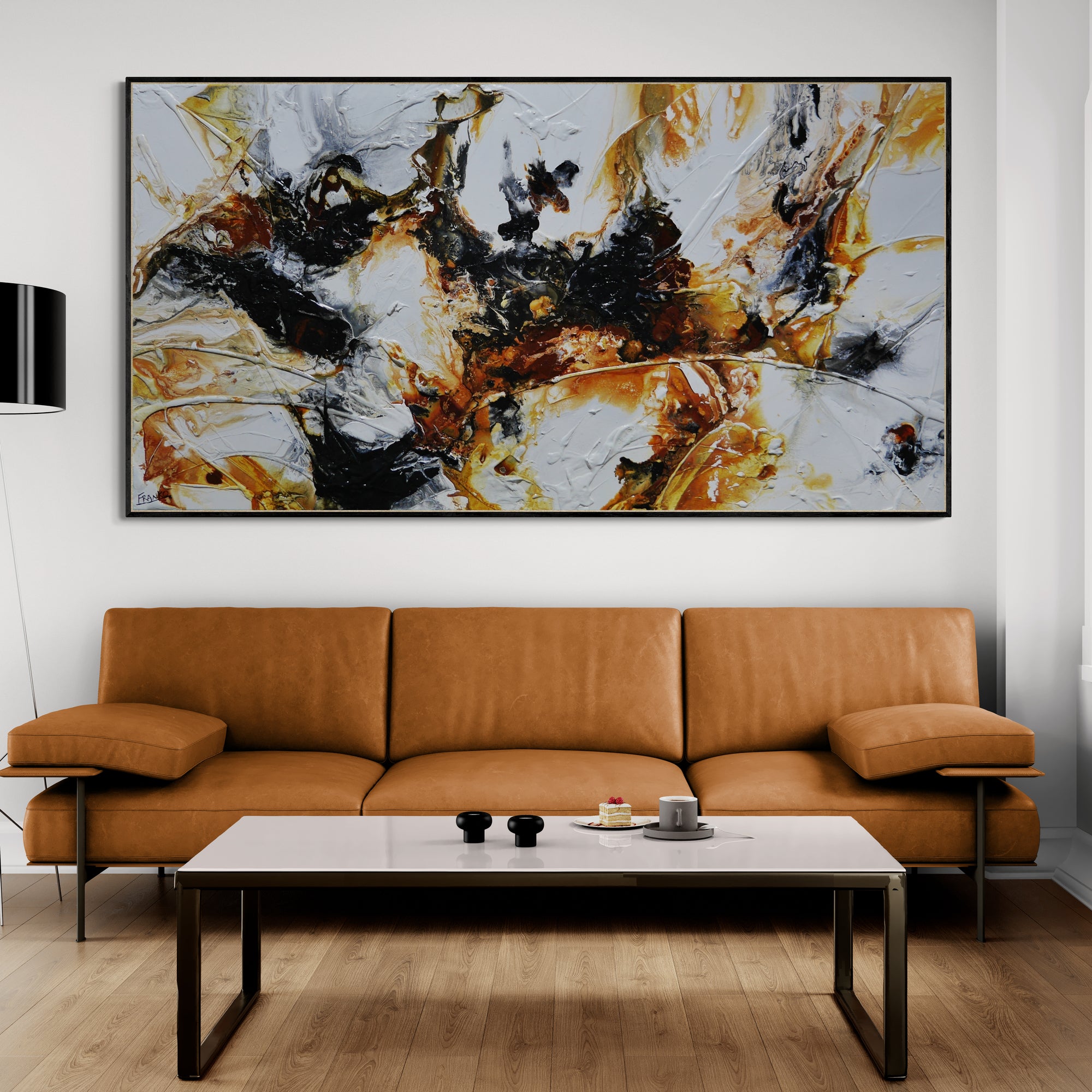 Rusted Embargo 190cm x 100cm Rustic Textured Abstract Painting (SOLD)