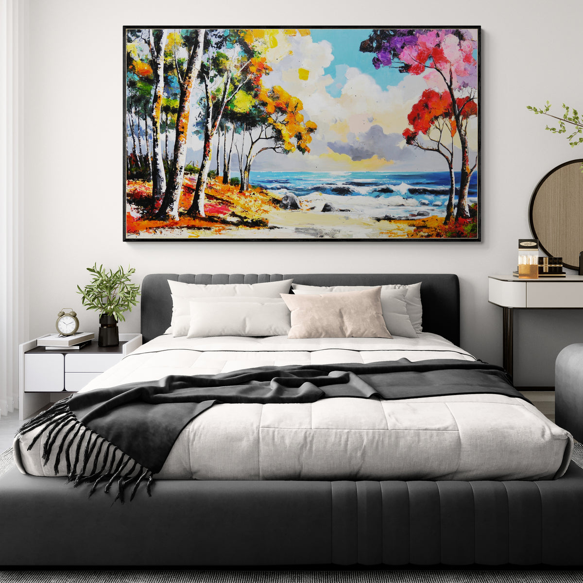 Chasing Sunsets 200cm x 120cm FRAMED Australian Landscape Textured Abstract Realism Painting