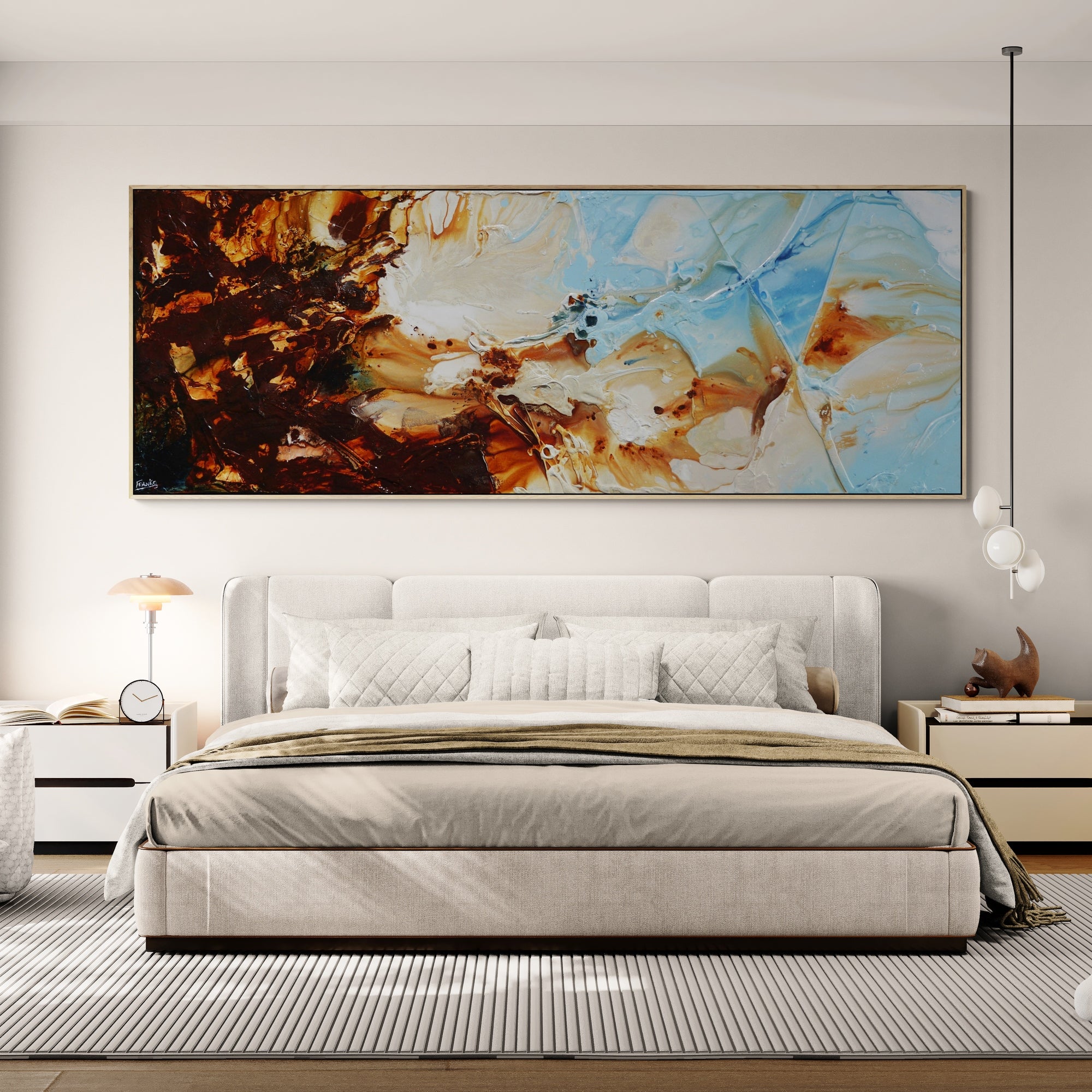West Coast 270cm x 100cm Textured Abstract Painting-Abstract-[Franko_Artist]-[Australian_artist]-[Gold_Coast]-[Brisbane]-[modern]-[contemporary]-[original]-[Large_artwork]-[The_Block]-[Dream_Homes]-[ideas]-[Grand_Designs]-[Art_Lover]-Franklin Art Studio
