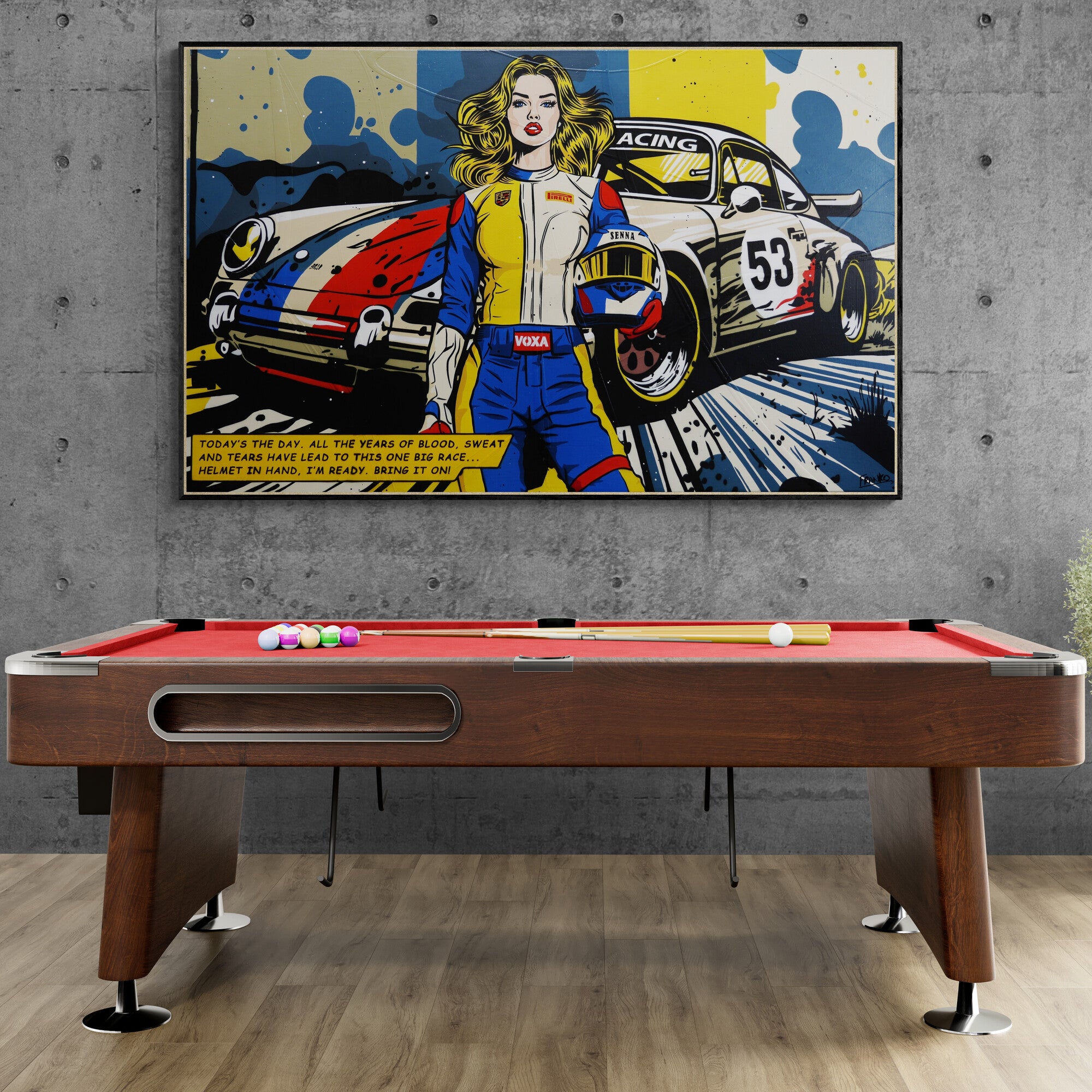 Drive It 160cm x 100cm Classic Pop Art Painting (SOLD)