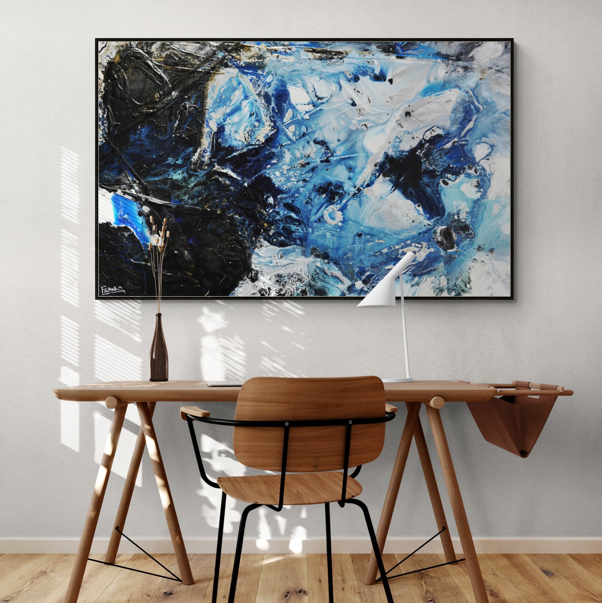 Blue Slate 160cm x 100cm Blue Textured Abstract Painting (SOLD)-Abstract-[Franko_Artist]-[Australian_artist]-[Gold_Coast]-[Brisbane]-[modern]-[contemporary]-[original]-[Large_artwork]-[The_Block]-[Dream_Homes]-[ideas]-[Grand_Designs]-[Art_Lover]-Franklin Art Studio