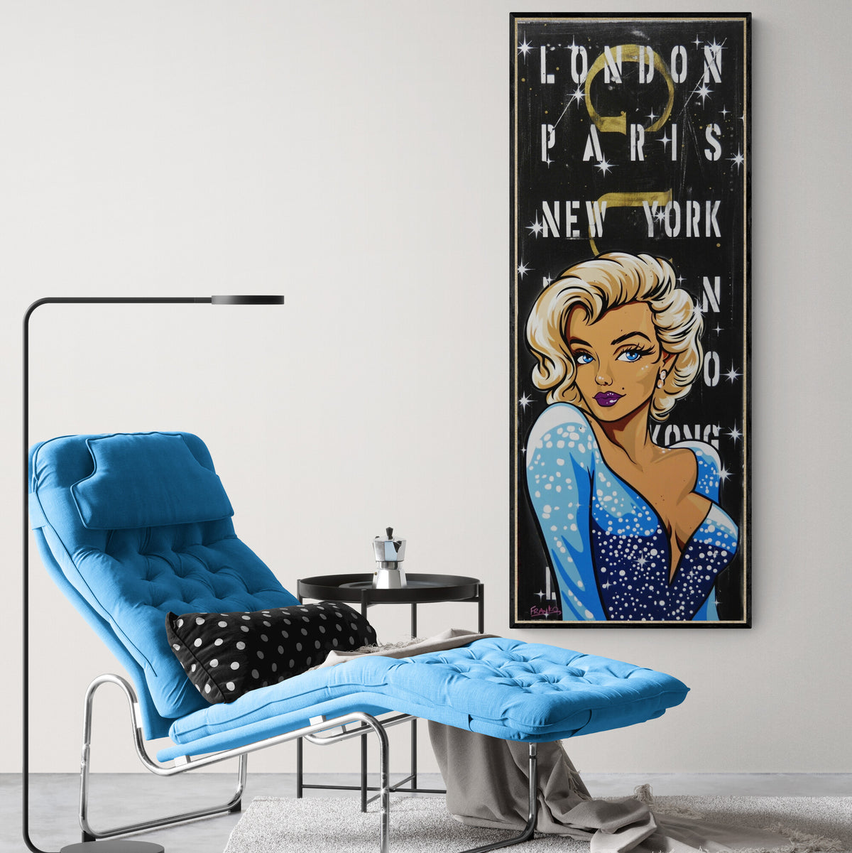 New York Babe 160cm x 60cm Urban Pop Art Painting