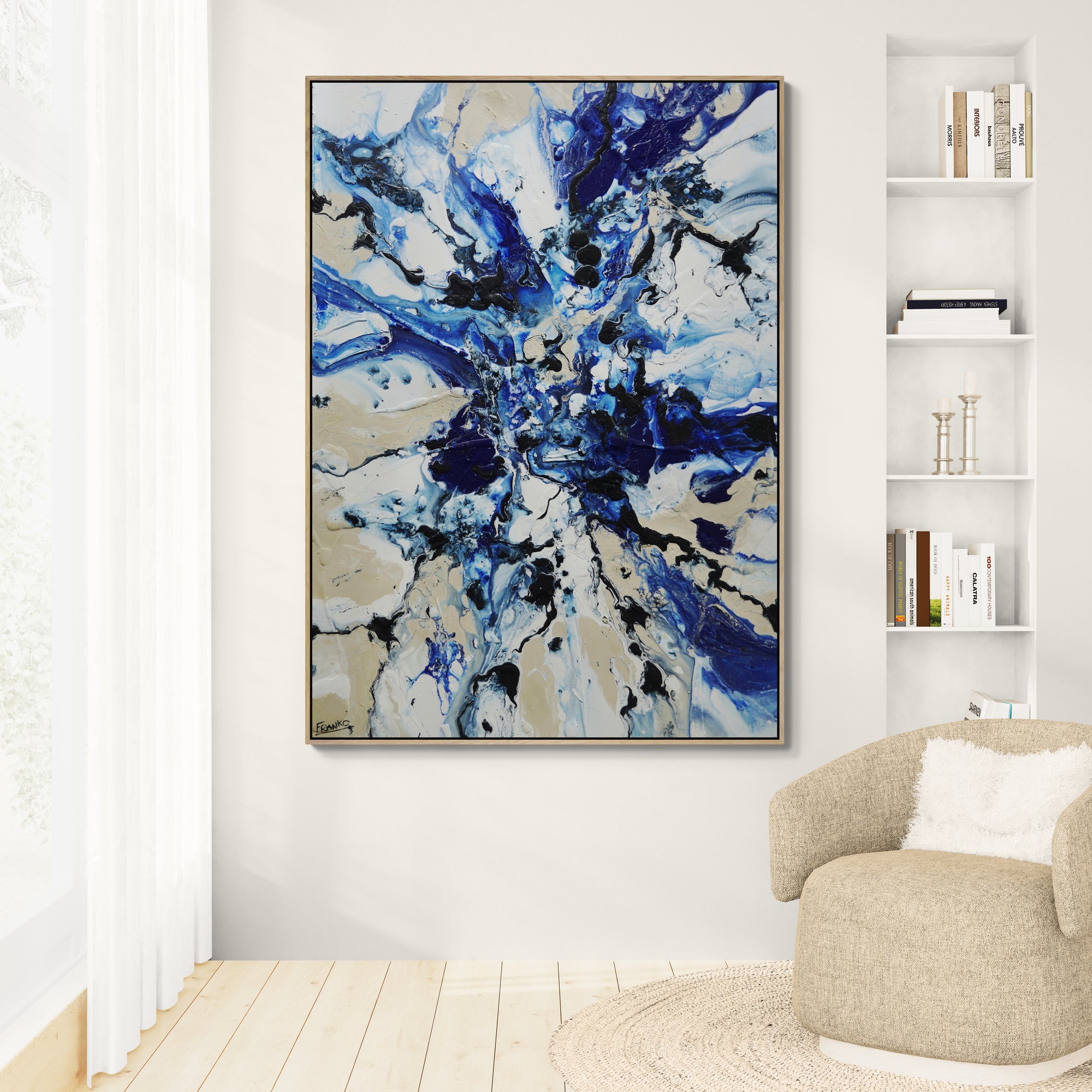 Coastal Spice 140cm x 100cm Textured Abstract Painting-Abstract-[Franko_Artist]-[Australian_artist]-[Gold_Coast]-[Brisbane]-[modern]-[contemporary]-[original]-[Large_artwork]-[The_Block]-[Dream_Homes]-[ideas]-[Grand_Designs]-[Art_Lover]-Franklin Art Studio
