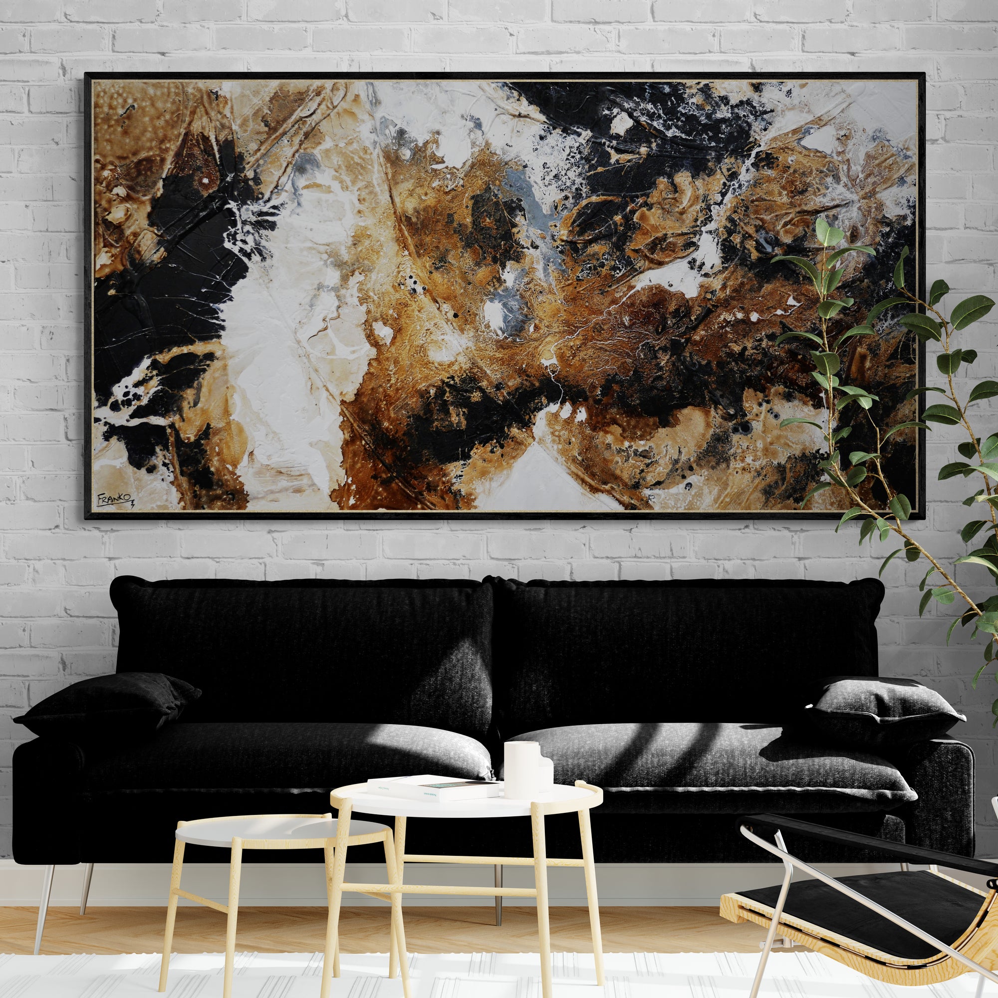 Rusted Atmosphere 190cm x 100cm Textured Abstract Painting (SOLD)-Abstract-[Franko_Artist]-[Australian_artist]-[Gold_Coast]-[Brisbane]-[modern]-[contemporary]-[original]-[Large_artwork]-[The_Block]-[Dream_Homes]-[ideas]-[Grand_Designs]-[Art_Lover]-Franklin Art Studio