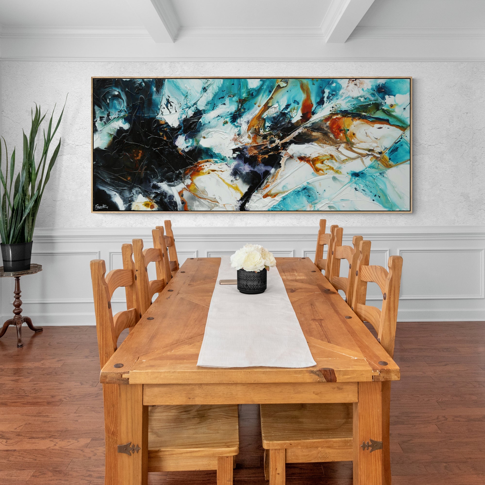 Levitate 240cm x 100cm Textured Abstract Painting (SOLD)