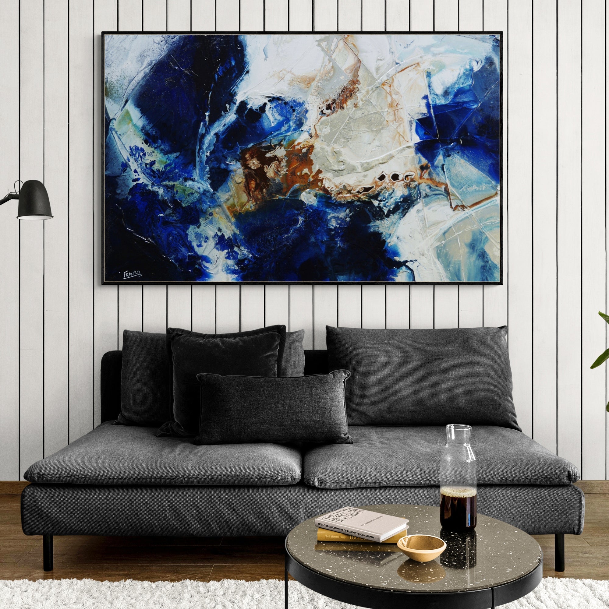 update alt-text with template Rust Wave 160cm x 100cm Textured Abstract Painting-Abstract-[Franko_Artist]-[The_Block]-[Dream_Homes]-[ideas]- [Grand_Designs]-Franklin Art Studio