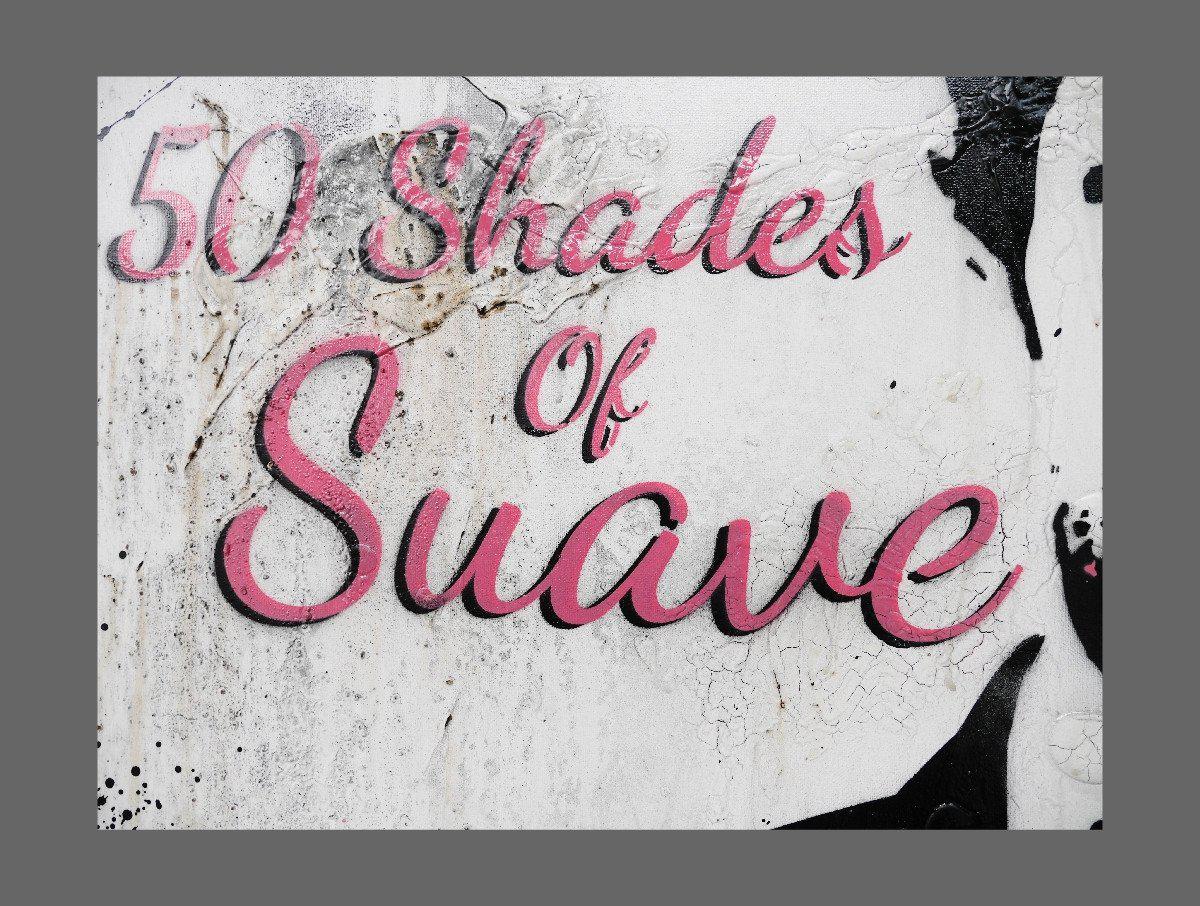 50 Shades 140cm X 100cm Urban Pop Art Black Pop Art Painting (SOLD)-urban pop-[Franko_Artist]-[The_Block]-[Dream_Homes]-[ideas]-[Grand_Designs]-[Art_Lover]-Franklin Art Studio