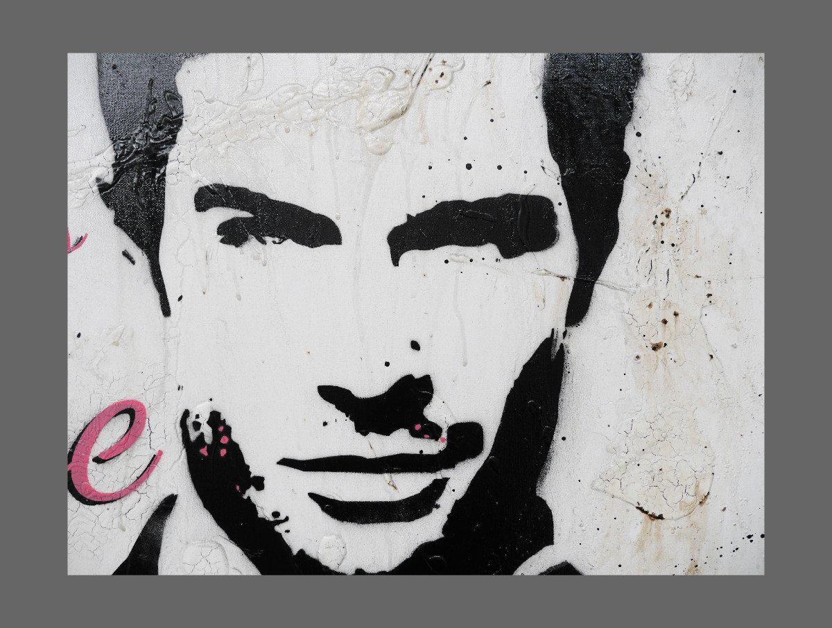 update alt-text with template 50 Shades 140cm X 100cm Urban Pop Art Black Pop Art Painting-huge-Australian artist-Franko-Franklin Art Studio