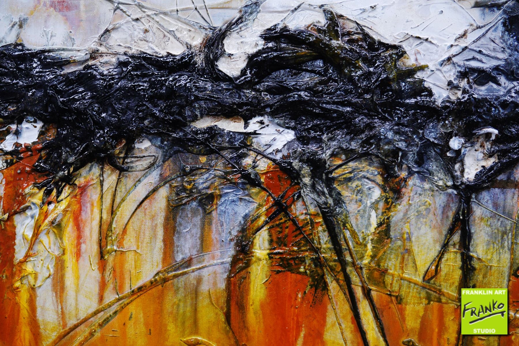 Our Rusted Outback 190cm x 100cm Grey Sienna Textured Abstract Painting