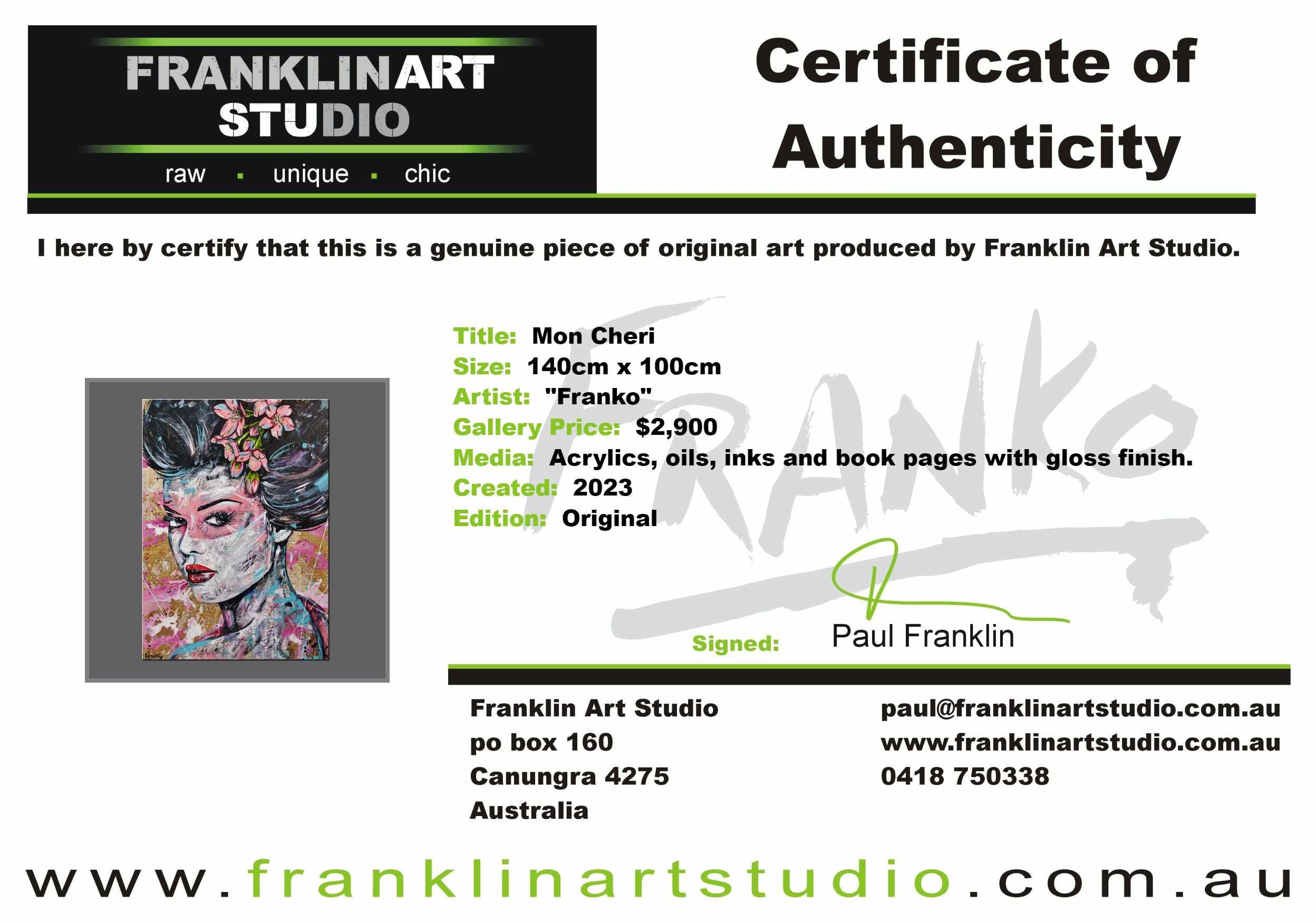 Mon Cheri 140cm x 100cm Woman Abstract Realism Book Club Painting (SOLD)-book club-[Franko]-[Artist]-[Australia]-[Painting]-Franklin Art Studio