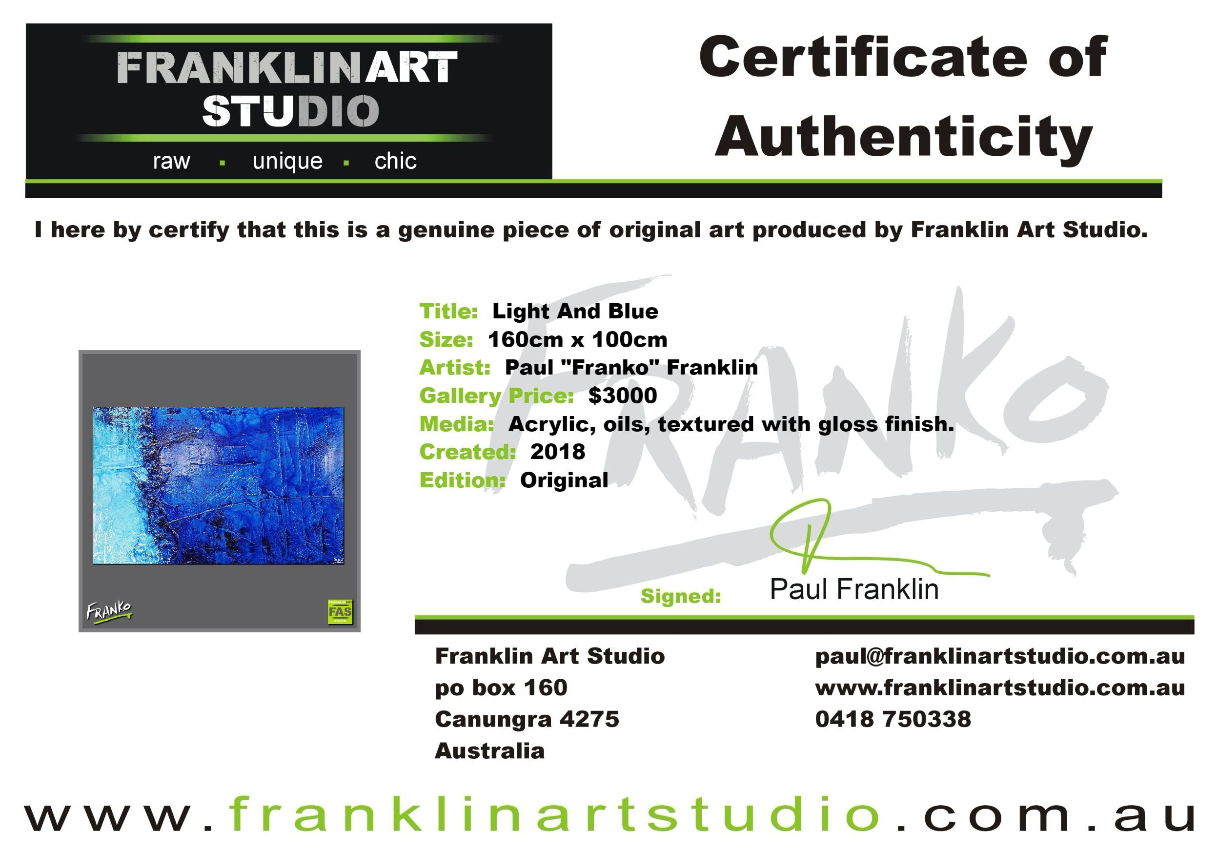 Light And Blue 160cm x 100cm Blue Abstract Painting-Abstract-[Franko_Artist]-[The_Block]-[Dream_Homes]-[ideas]-[Grand_Designs]-[Art_Lover]-Franklin Art Studio